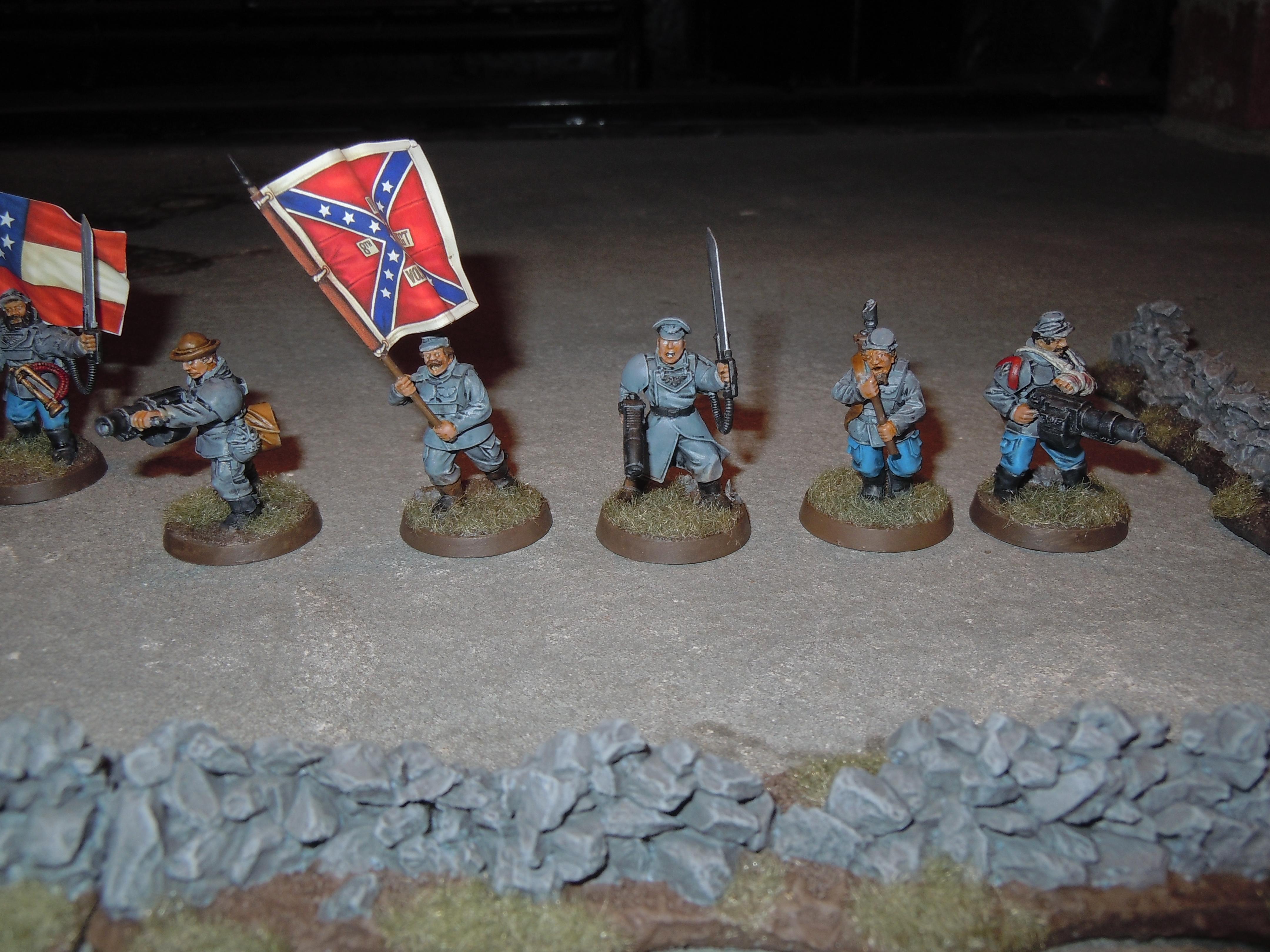 Civil War, Command, Company, Confederate, Imperial Guard, Infantry, Regimental Standard