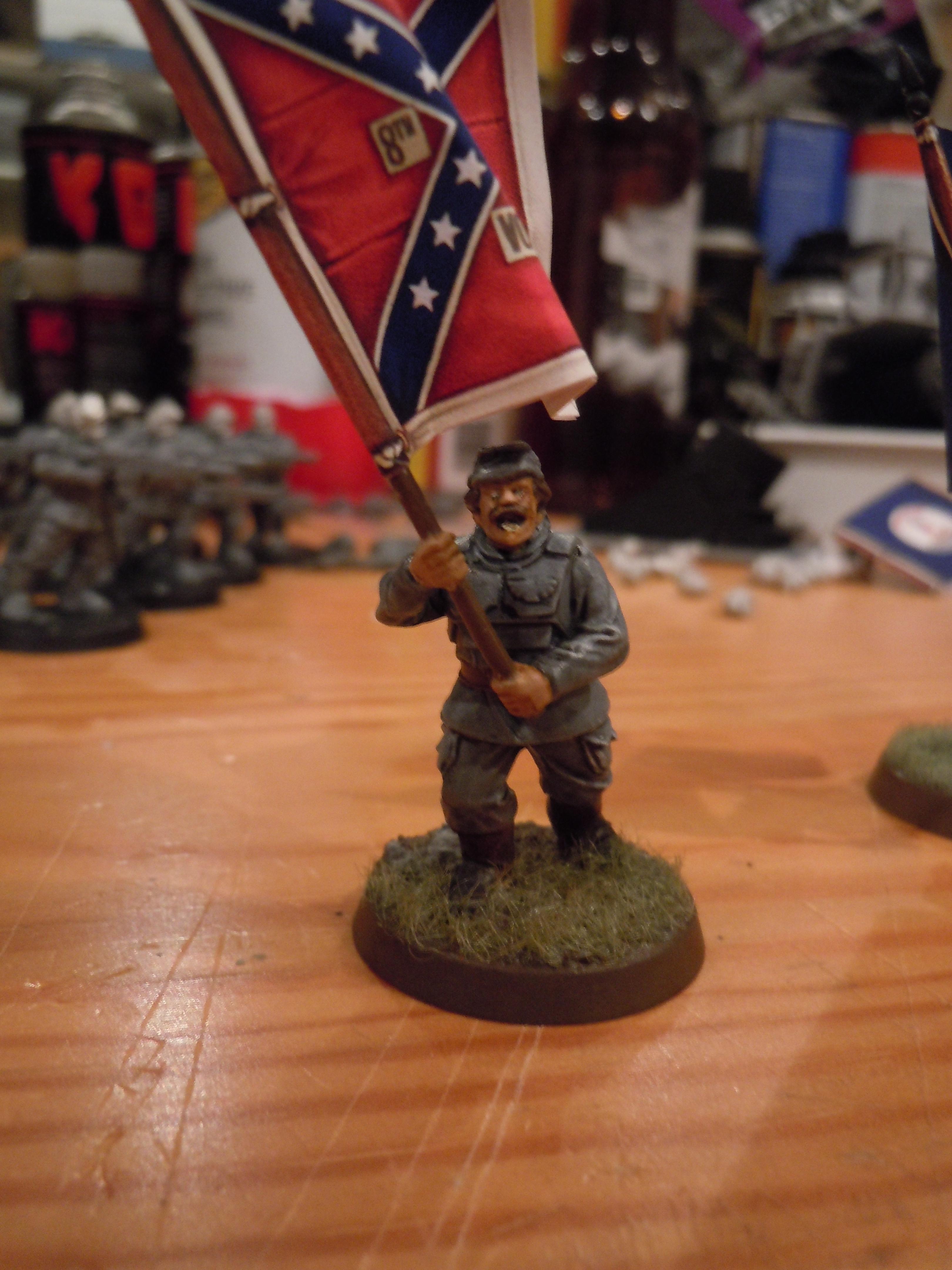 Civil War, Confederate, Flag, Imperial Guard, Infantry, Regimental Standard