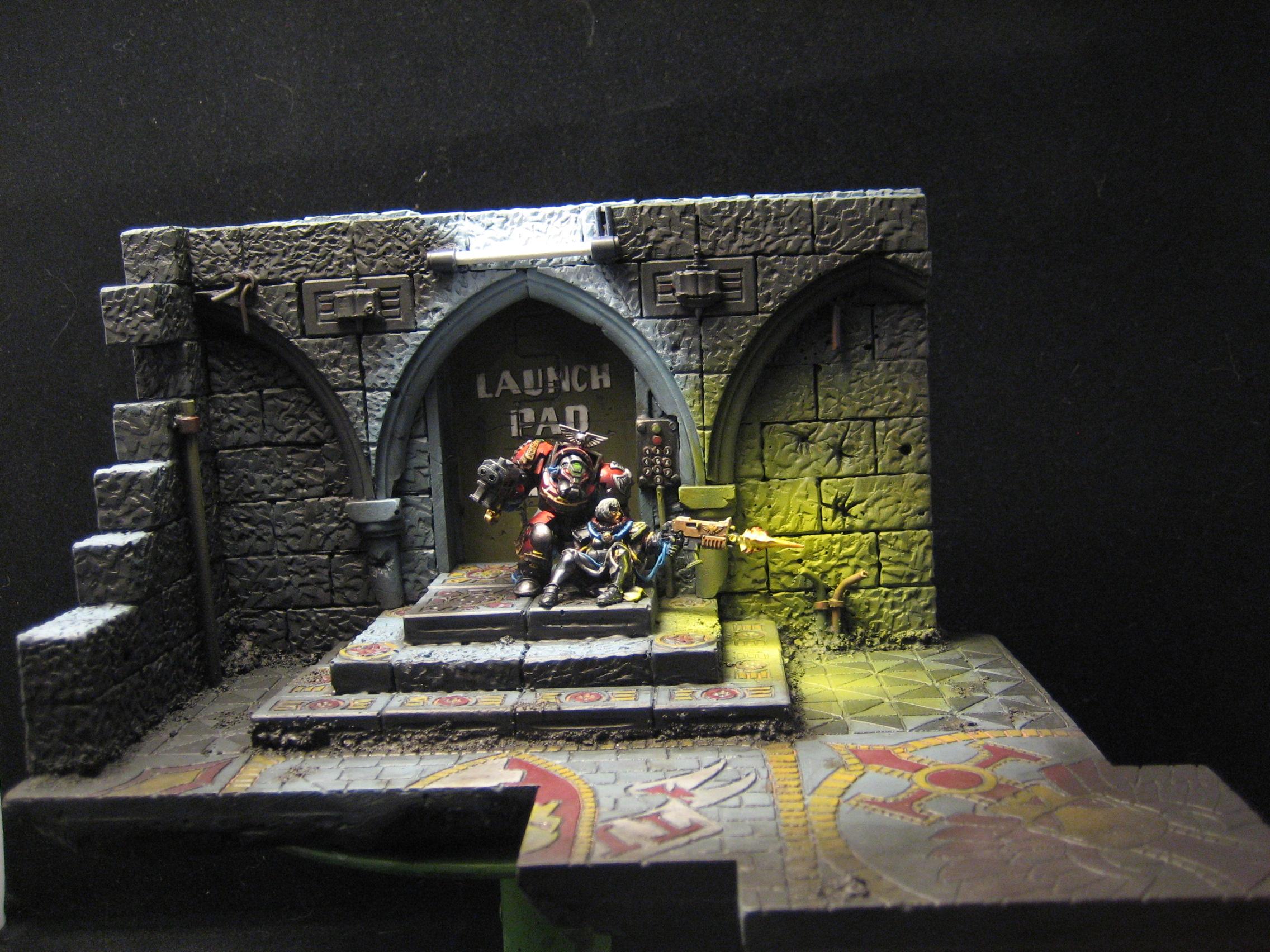 Diorama, Object Source Lighting, Space Marines