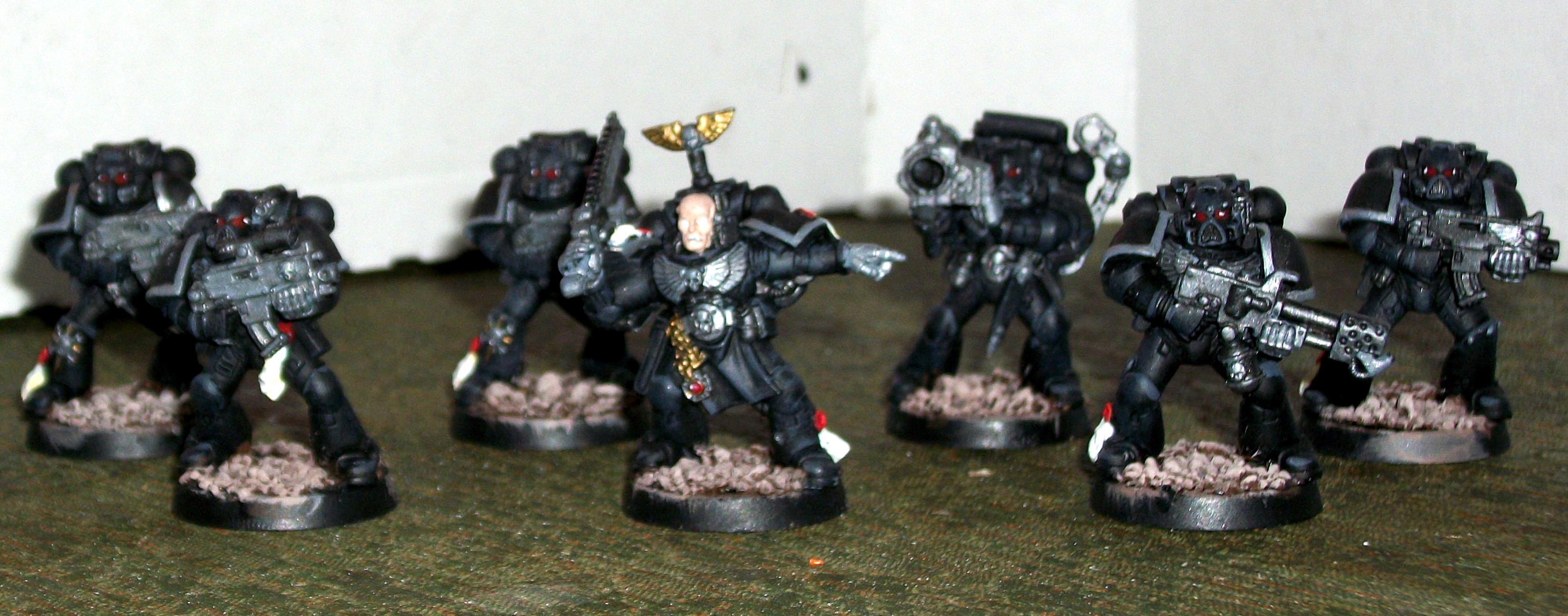 Captain, Dreadnought, Iron Hand, Iron Hands, Space Marines, Tactical Squad, Terminator Armor