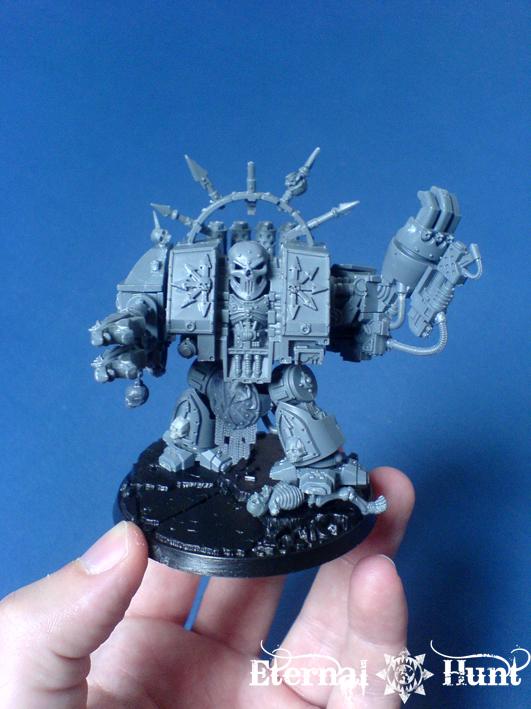 Chaos, Chaos Space Marines, Conversion, Dreadnought, Khorne, Warhammer 40,000, World Eaters