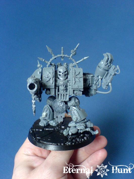 Chaos, Chaos Space Marines, Conversion, Dreadnought, Khorne, Warhammer 40,000, World Eaters