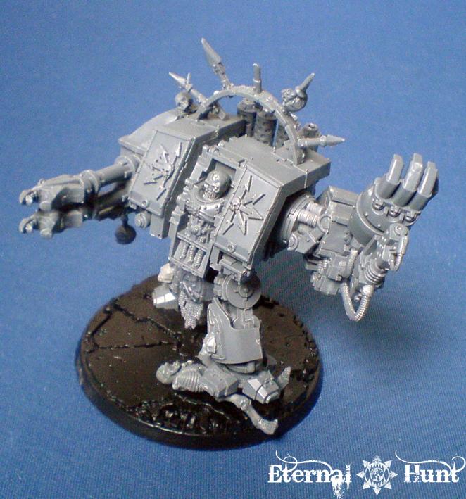 Chaos, Chaos Space Marines, Conversion, Dreadnought, Khorne, Warhammer 40,000, World Eaters