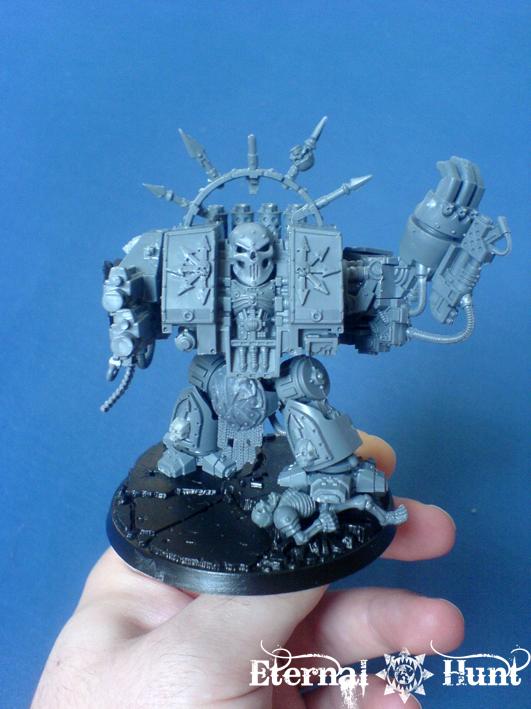 Chaos, Chaos Space Marines, Conversion, Dreadnought, Khorne, Warhammer 40,000, World Eaters