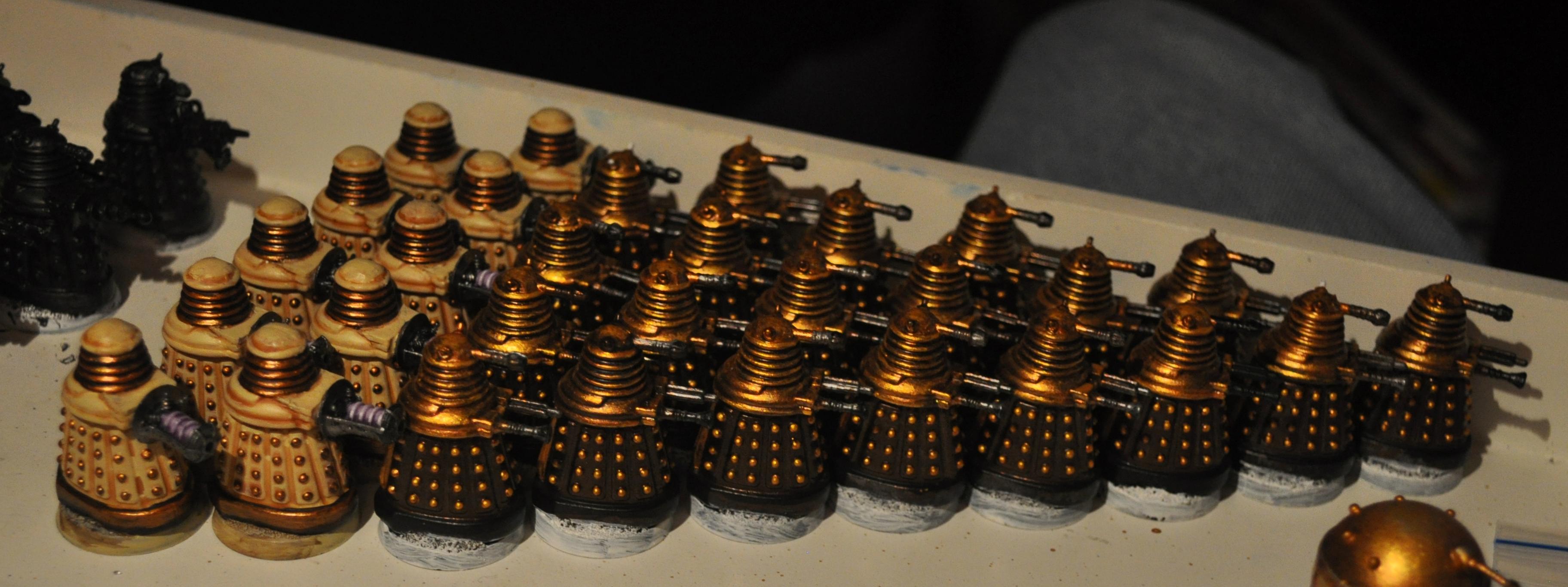Daleks, Doctor Who, Dalek troops WIP