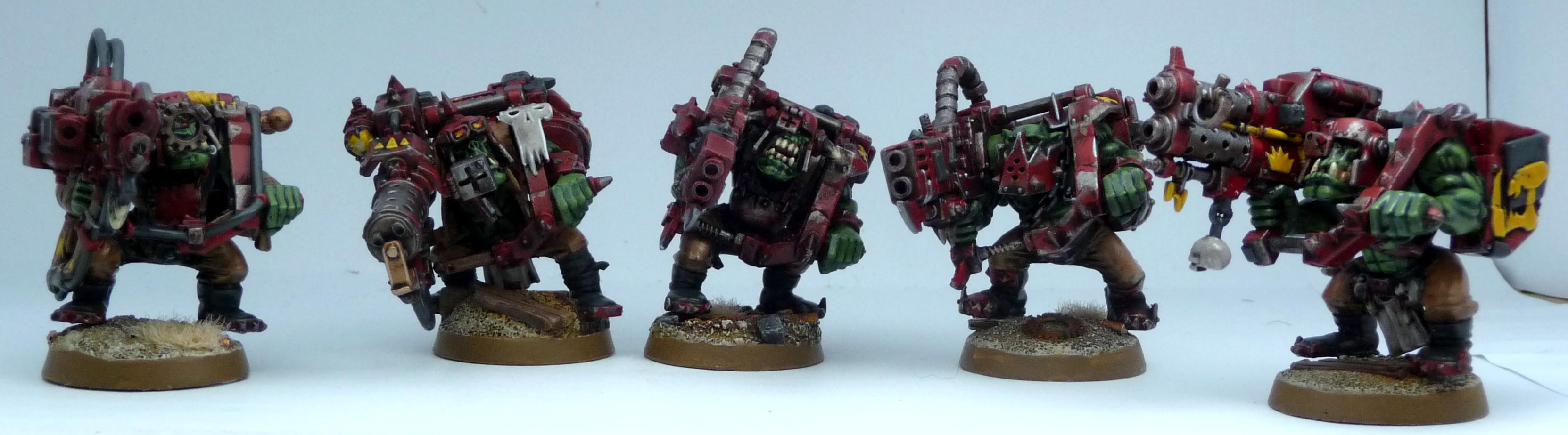 Evil Sunz, Ork Army, Red Orks, Work In Progress