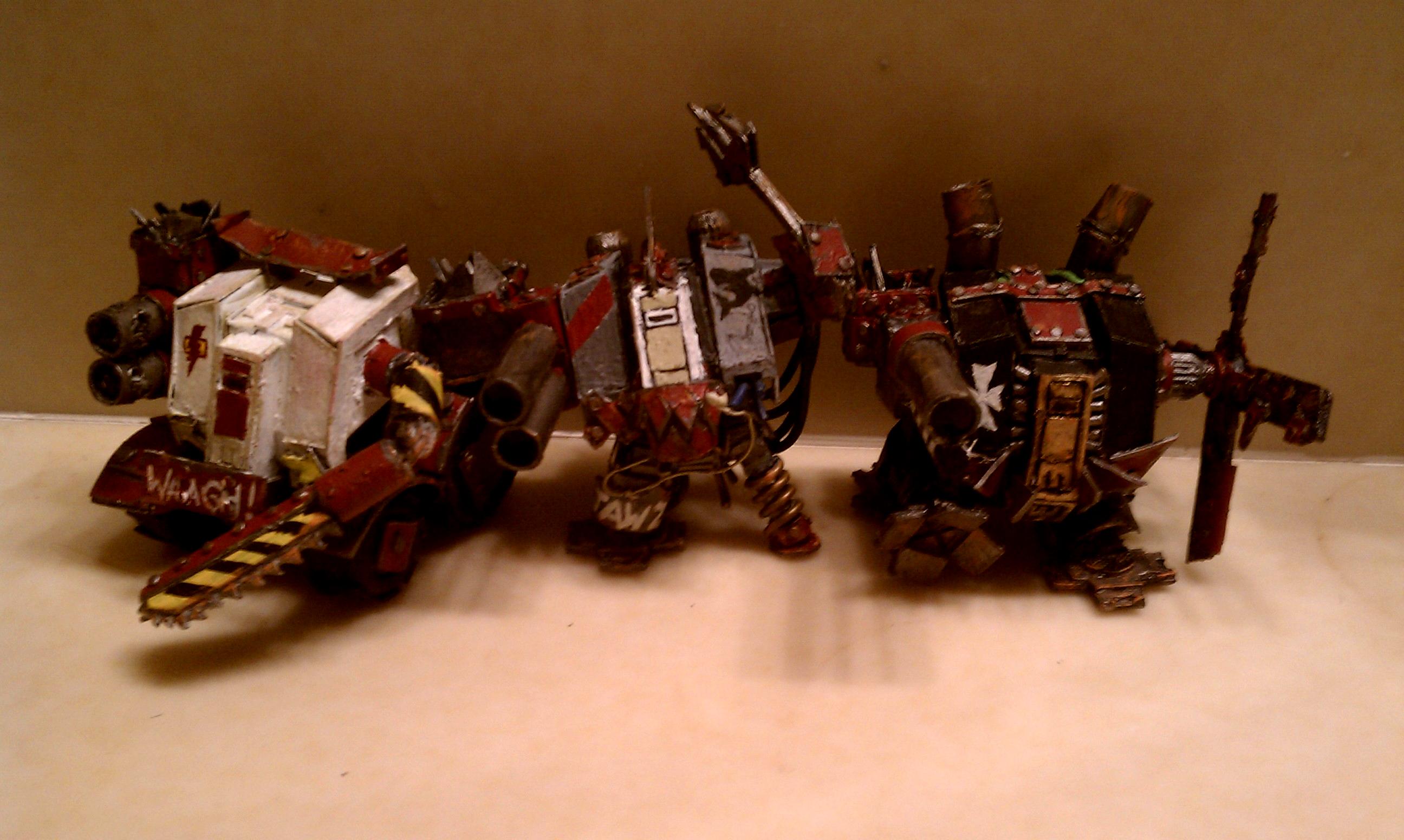 Black Templars, Dreadnought, Looted, Orks, Scratch, Space Sharks, White Scars