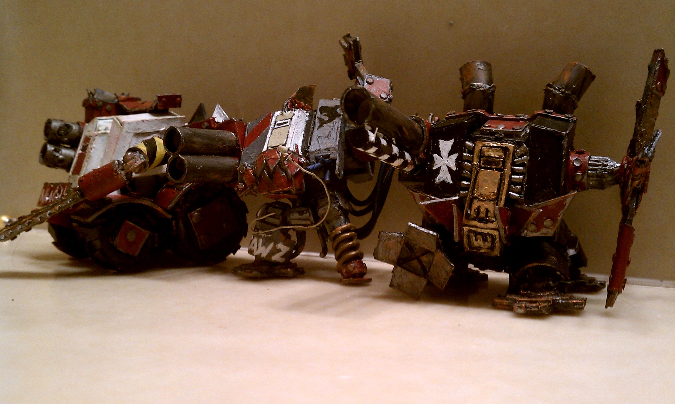 Black Templars, Dreadnought, Looted, Orks, Scratch, Space Sharks, White Scars