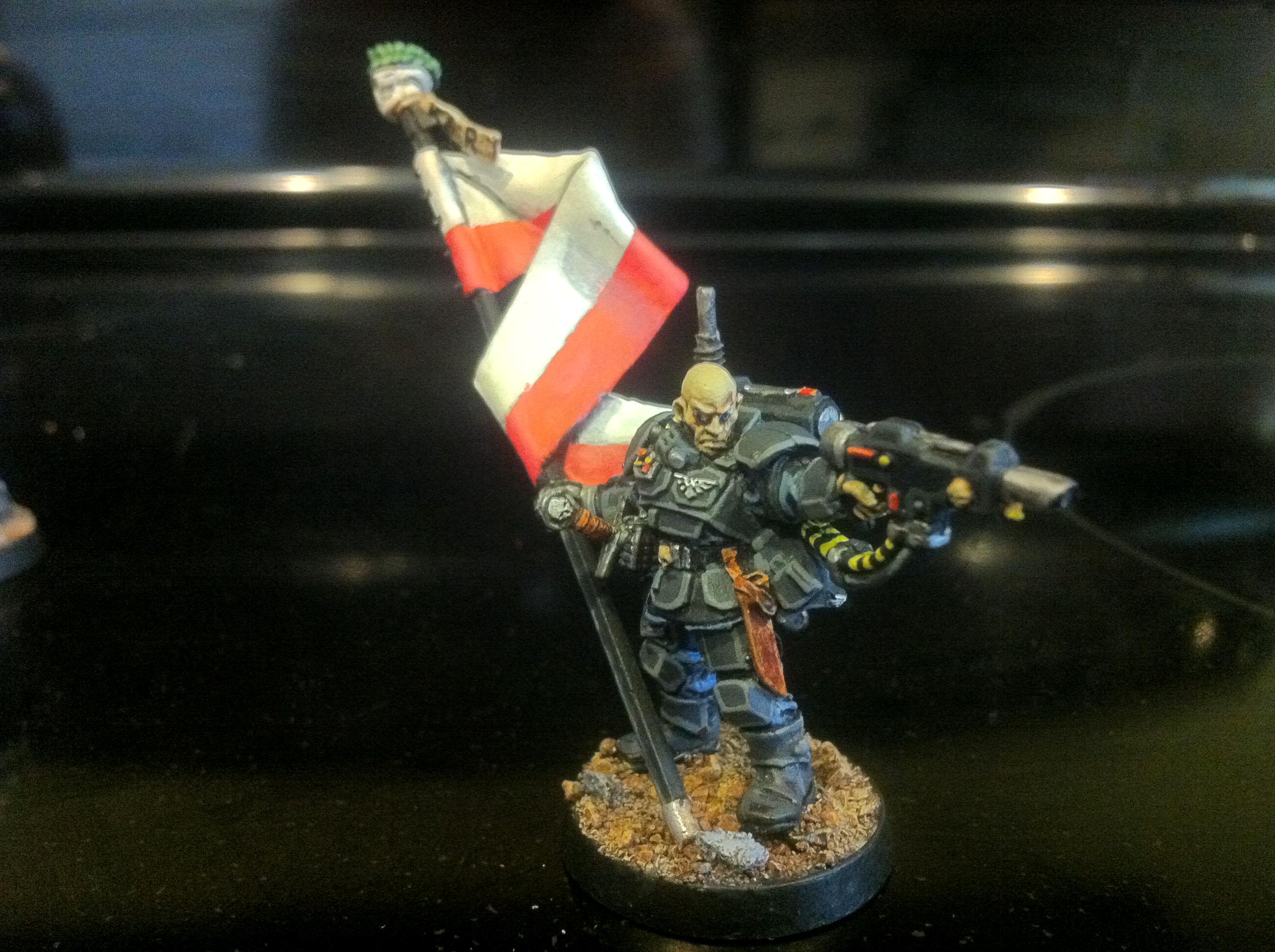 Cadians, Conversion, Custom, Guard, Imperial, Kasrkin, Sergeant, Warhammer 40,000
