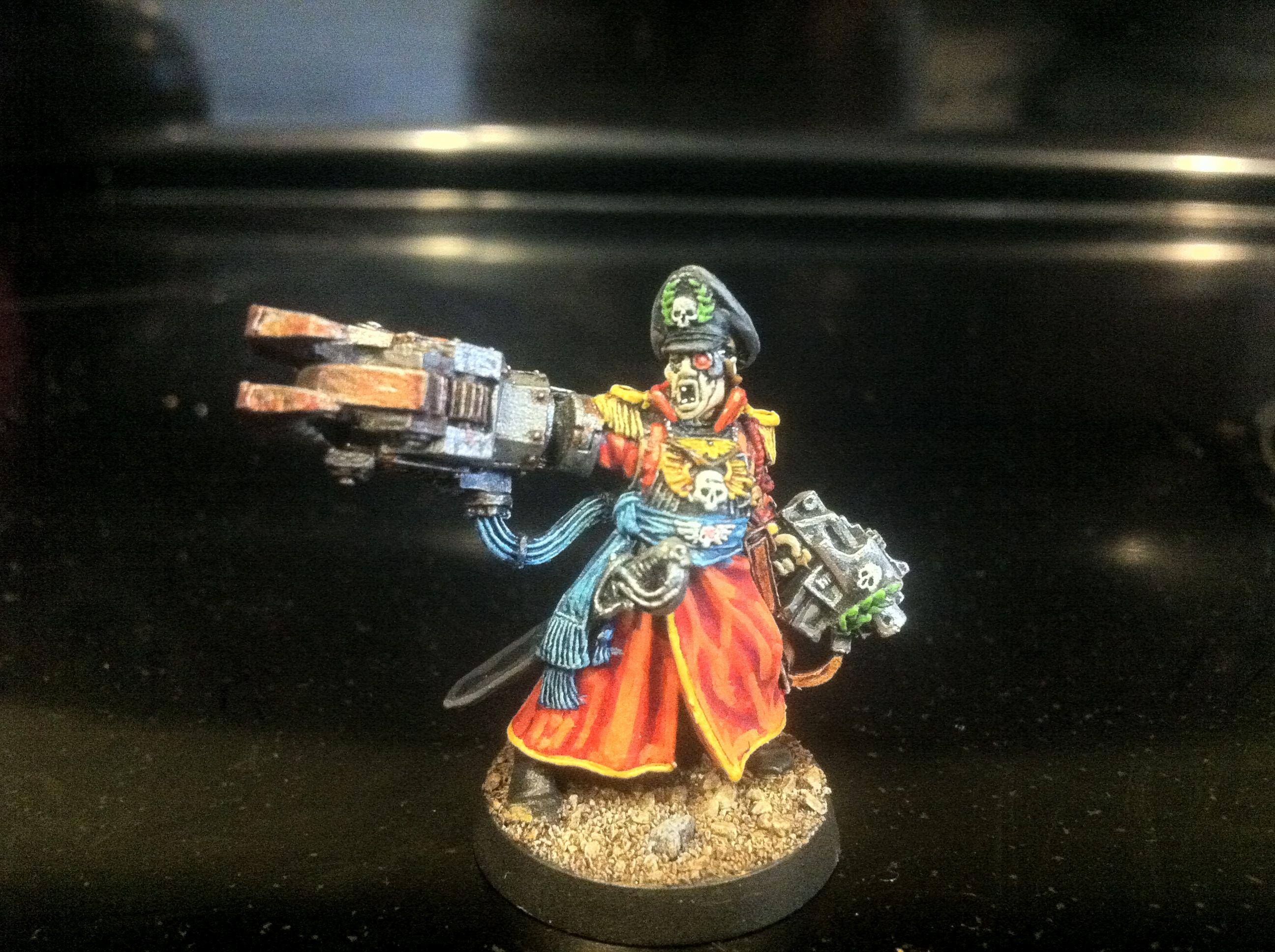 Cadians, Commissar, Guard, Imperial, Warhammer 40,000, Yarrick