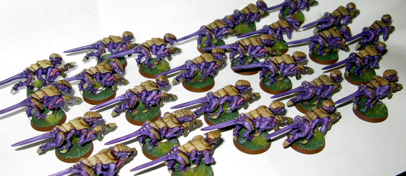 Bone, Carapace, Gauts, Purple, Termagants, Tyranids