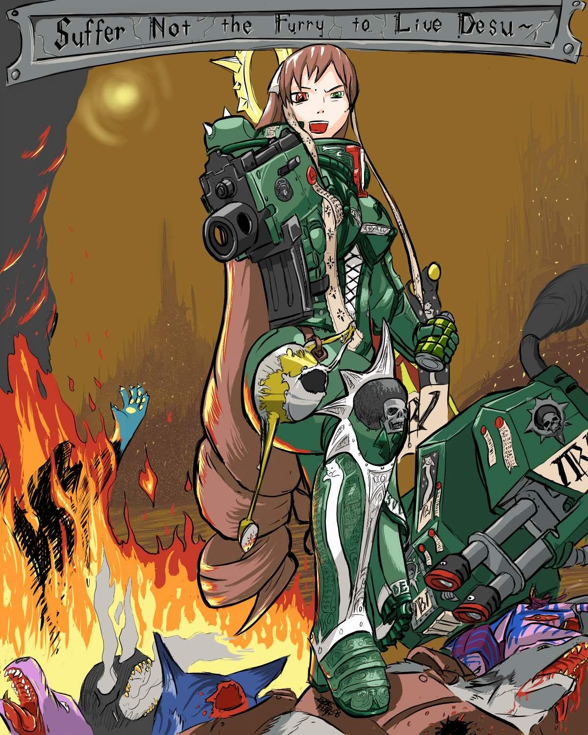 Furries, Humor, Sister, Sisters Of Battle