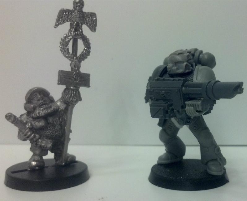 Cs Goto, Multi-laser, Space Marines, Tall Scale, True Scale