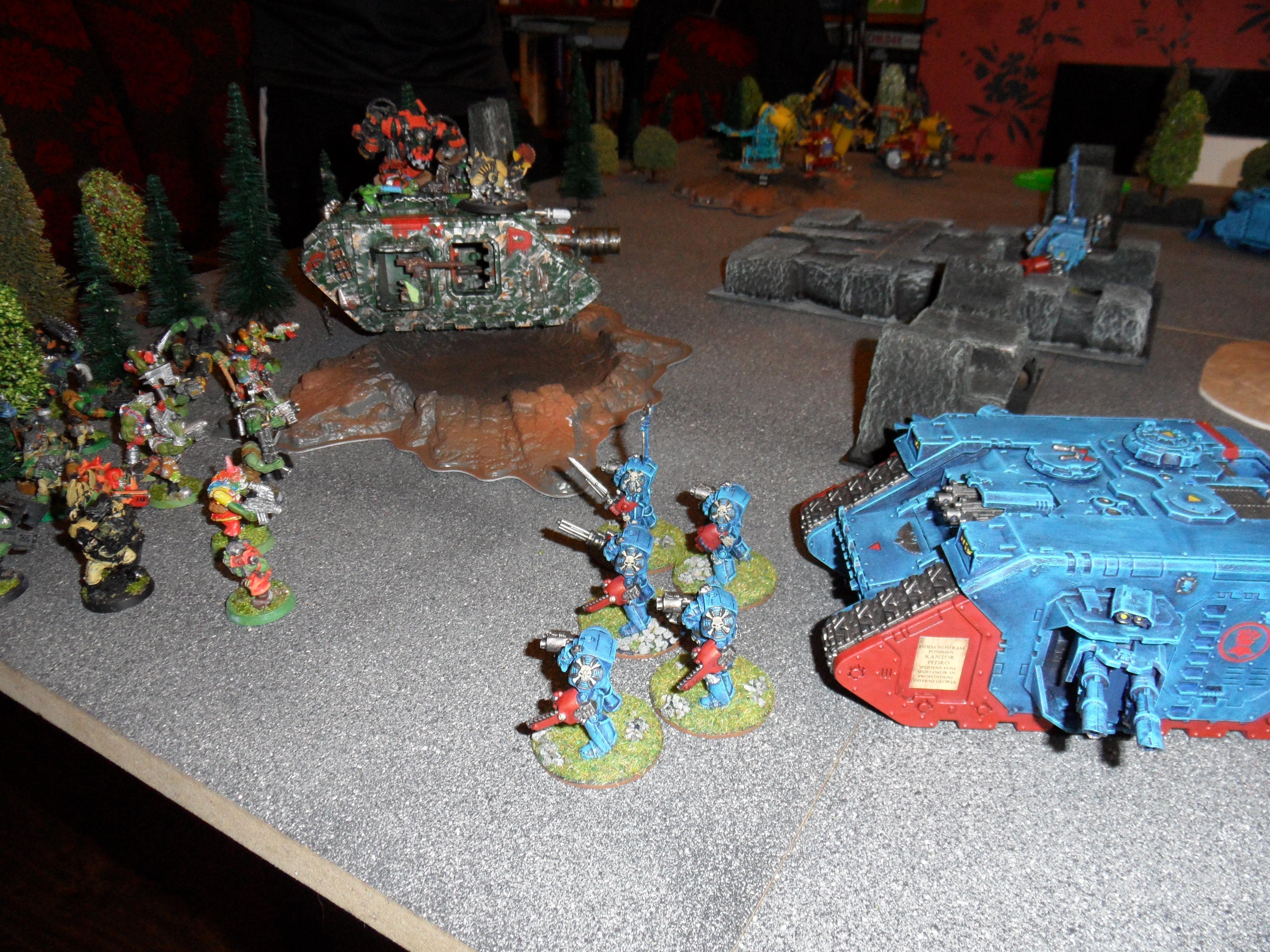 Land aider vomits Terminators who shoot and assault