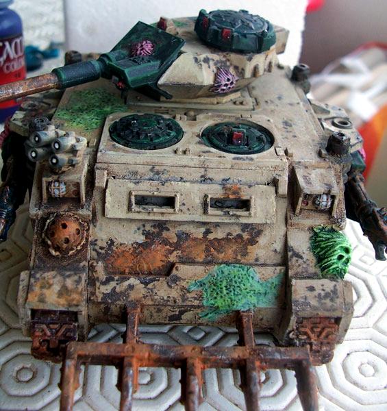 Chaos Space Marines, Death Guard, Nurgle, Possessed, Predator