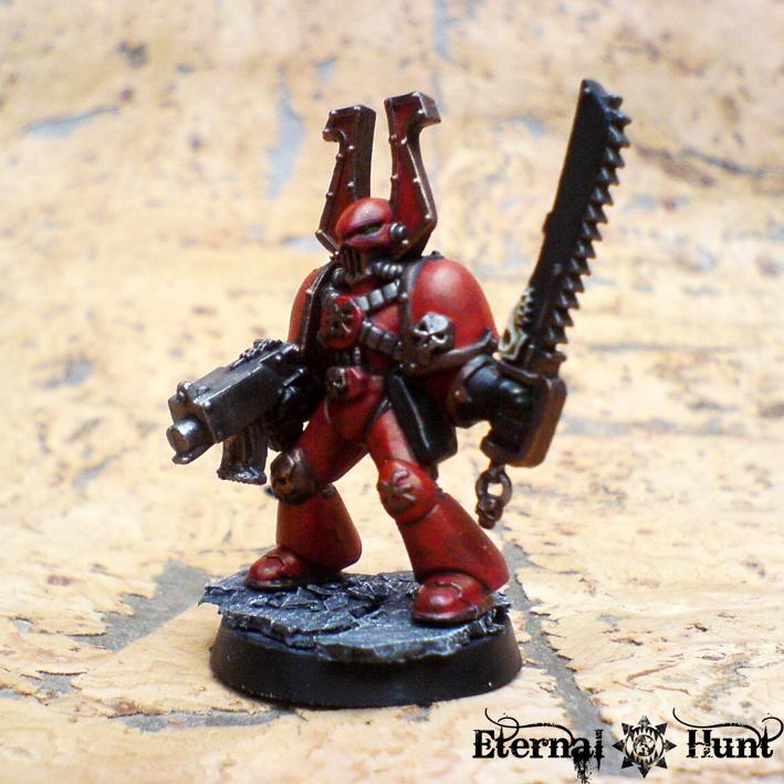 Berzerker, Chaos, Chaos Space Marines, Khorne, Khorne Berzerker, Warhammer 40,000, Work In Progress, World Eaters