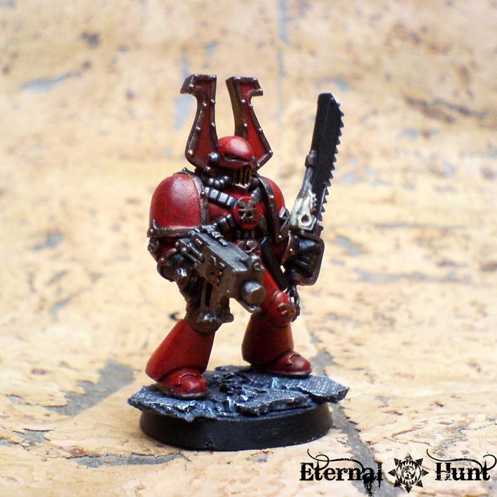 Berzerker, Chaos, Chaos Space Marines, Khorne, Khorne Berzerker, Warhammer 40,000, Work In Progress, World Eaters