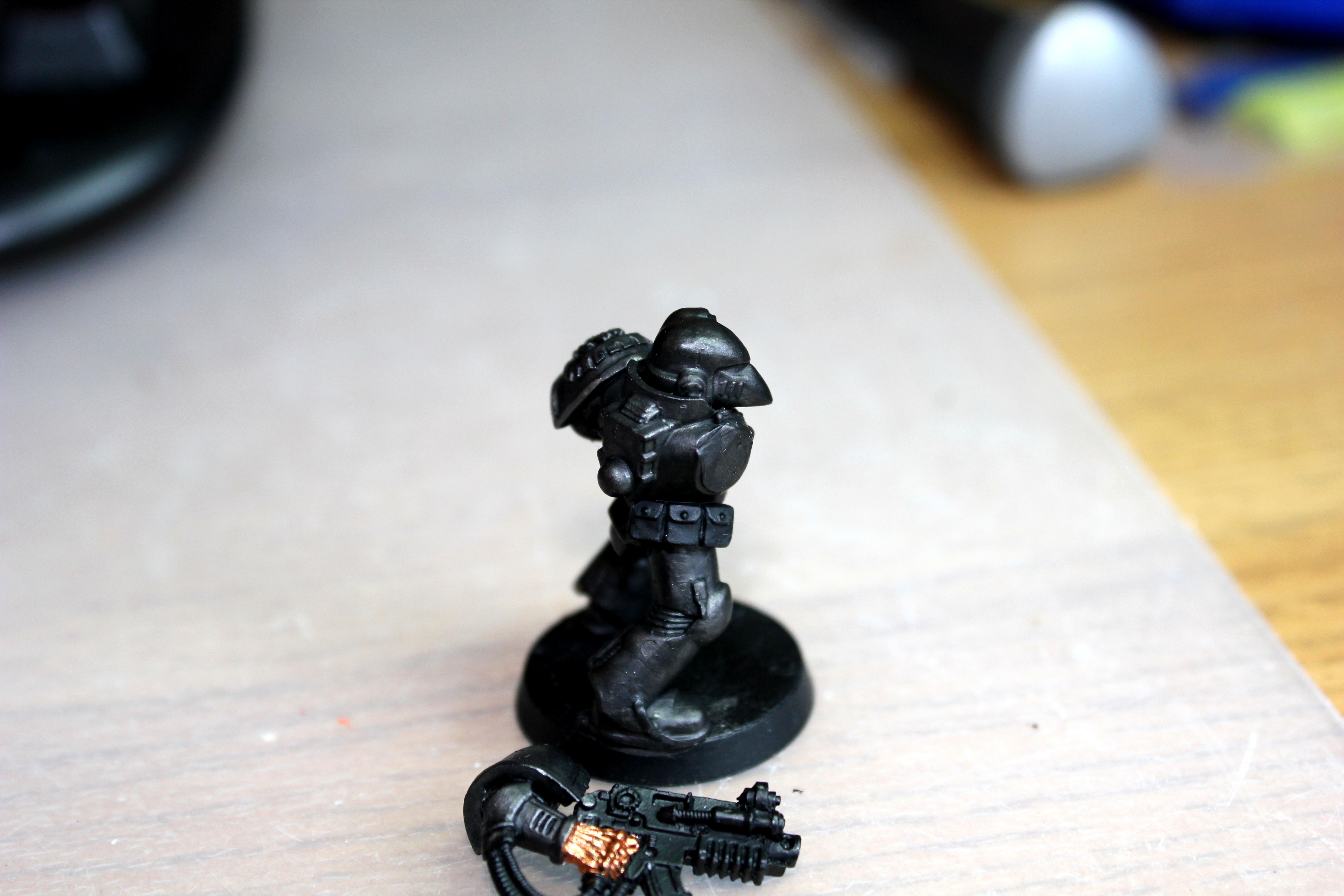 Bionics, Iron Hands, Space Marines, Work In Progress