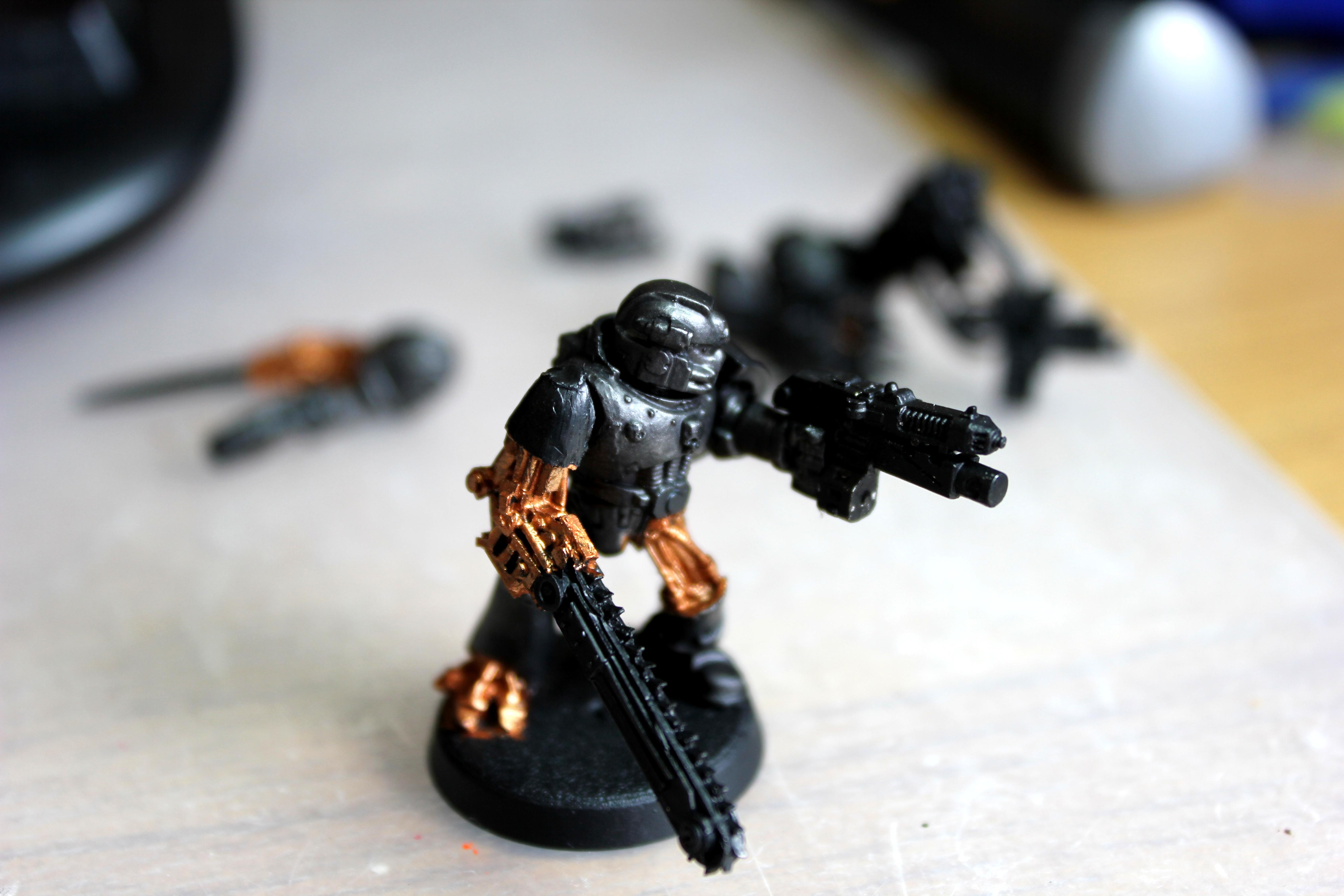 Bionics, Iron Hands, Magnet, Space Marines, Work In Progress