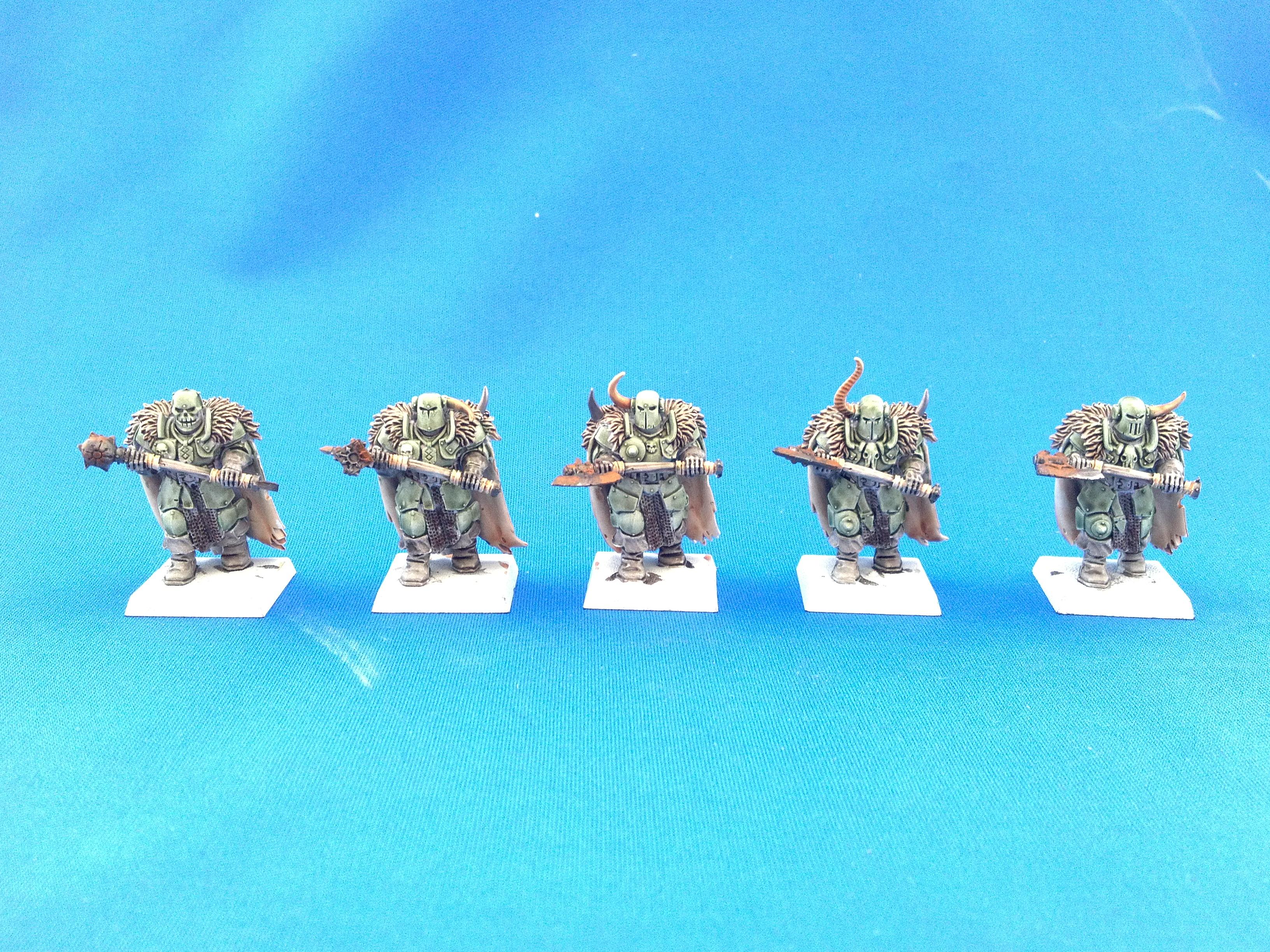 Chaos, Great Weapons, Green, Nurgle, Nurgle Warriors, Of, Rust, Warhammer Fantasy, Warriors, Warriors Of Chaos, Woc, Work In Progress