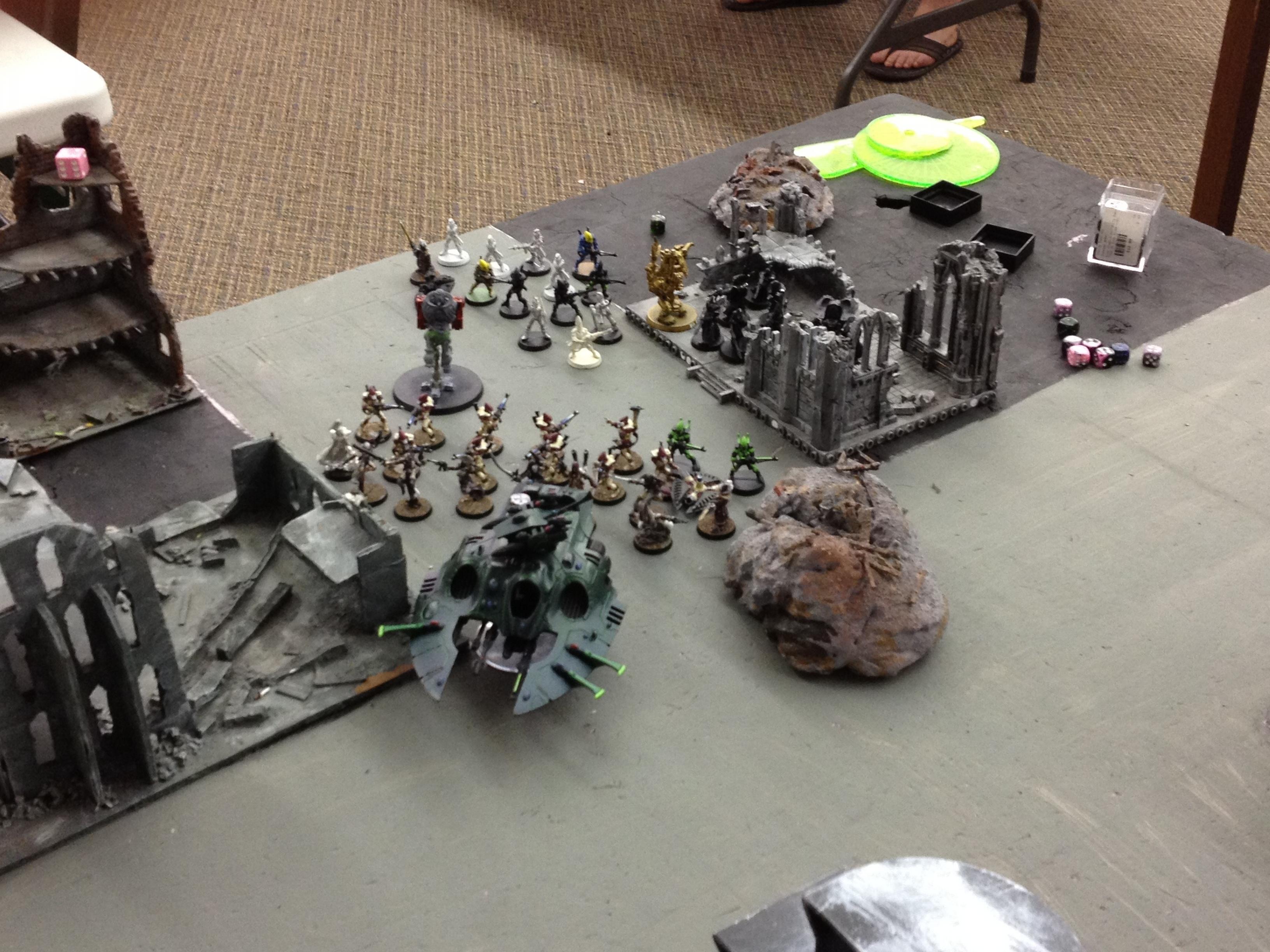 Battle Report, Eldar, Orks, Warhammer 40,000