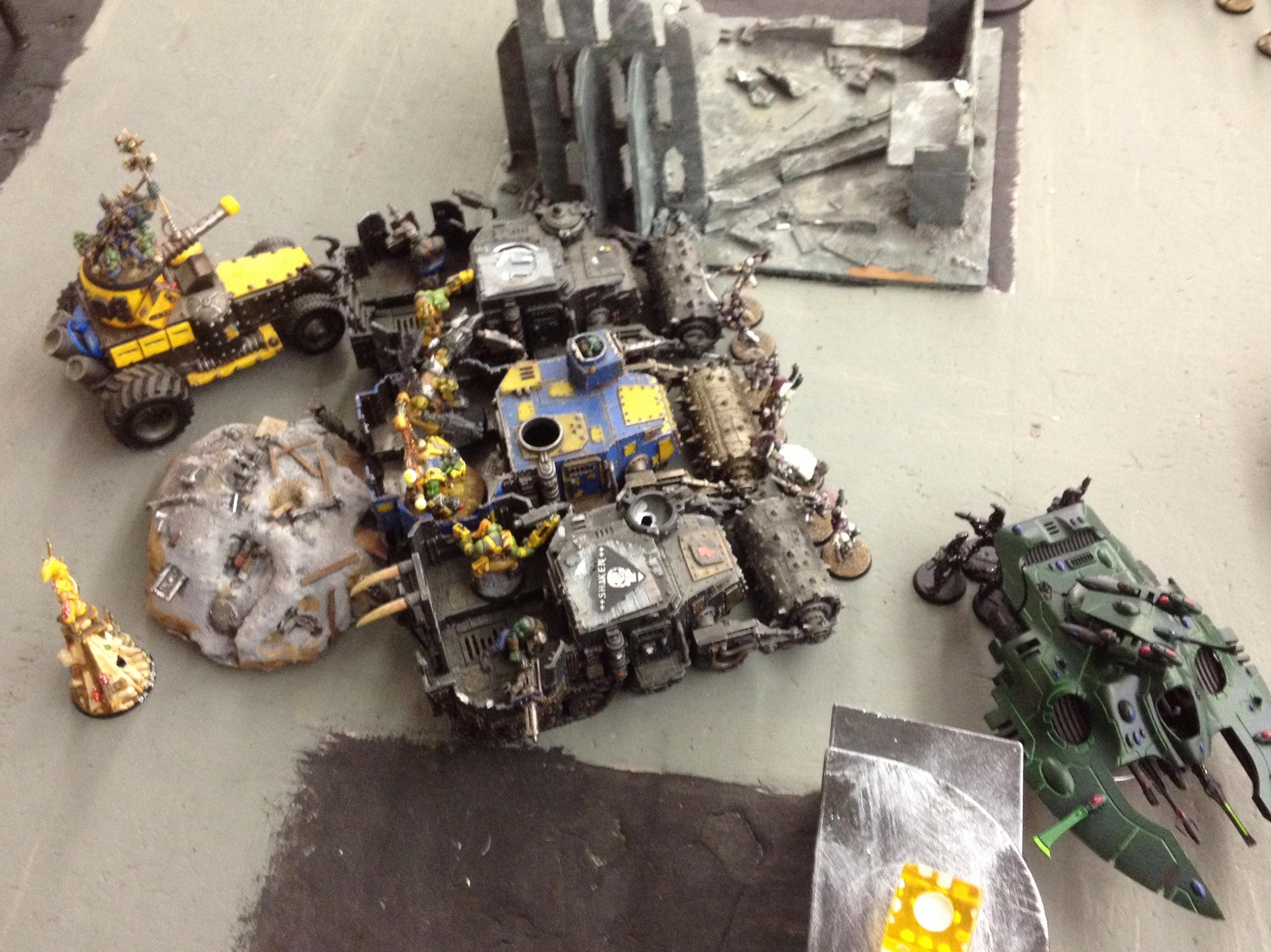 Battle Report, Eldar, Orks, Warhammer 40,000