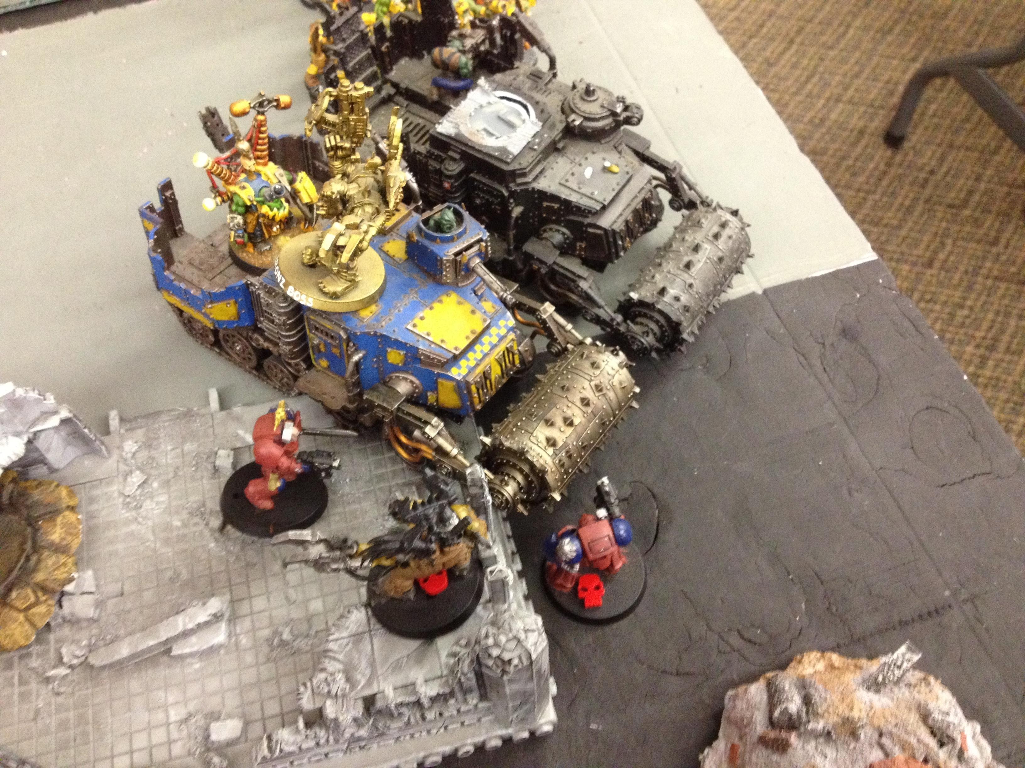 Battle Report, Eldar, Orks, Warhammer 40,000