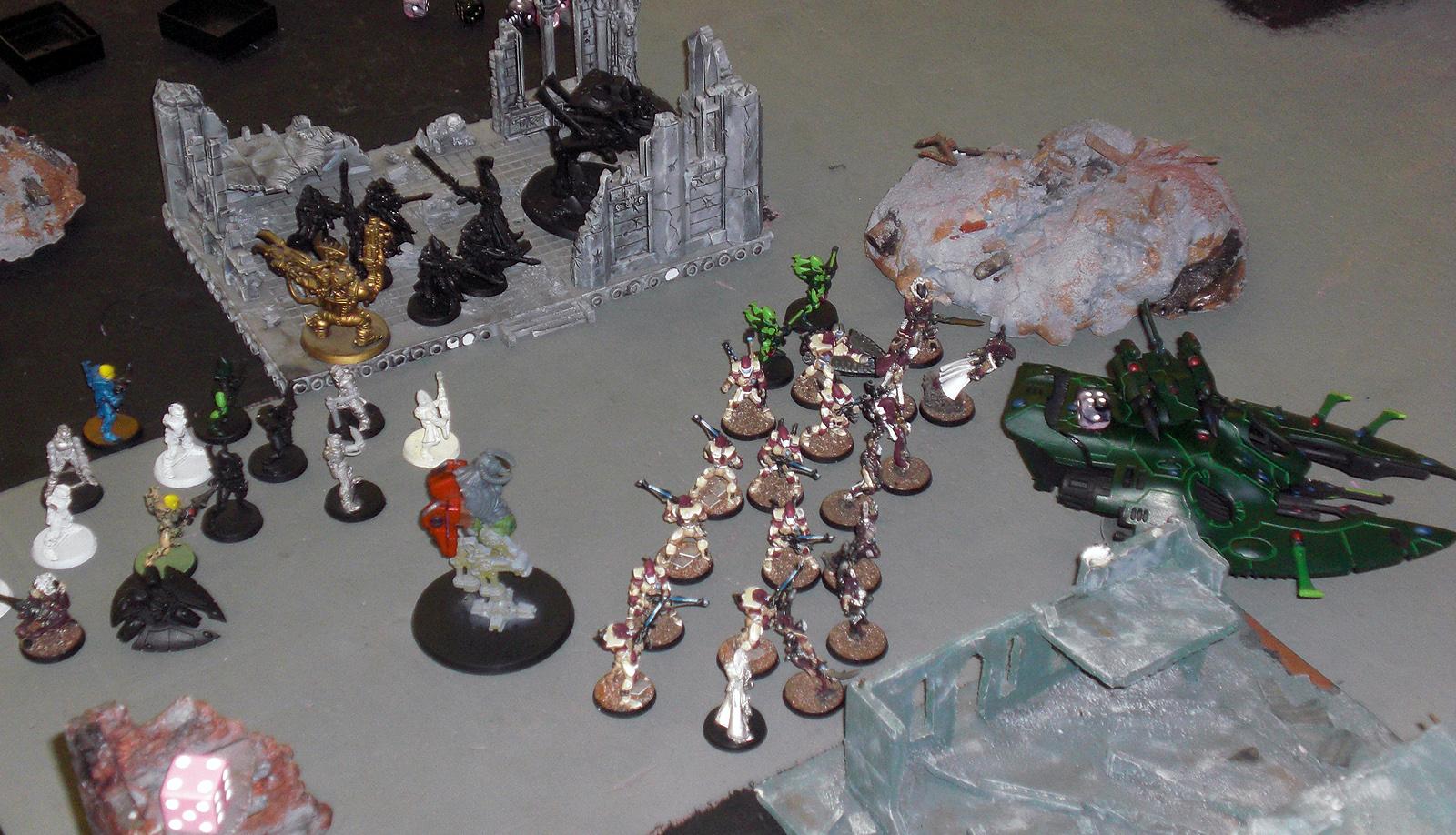 Battle Report, Eldar, Orks, Warhammer 40,000