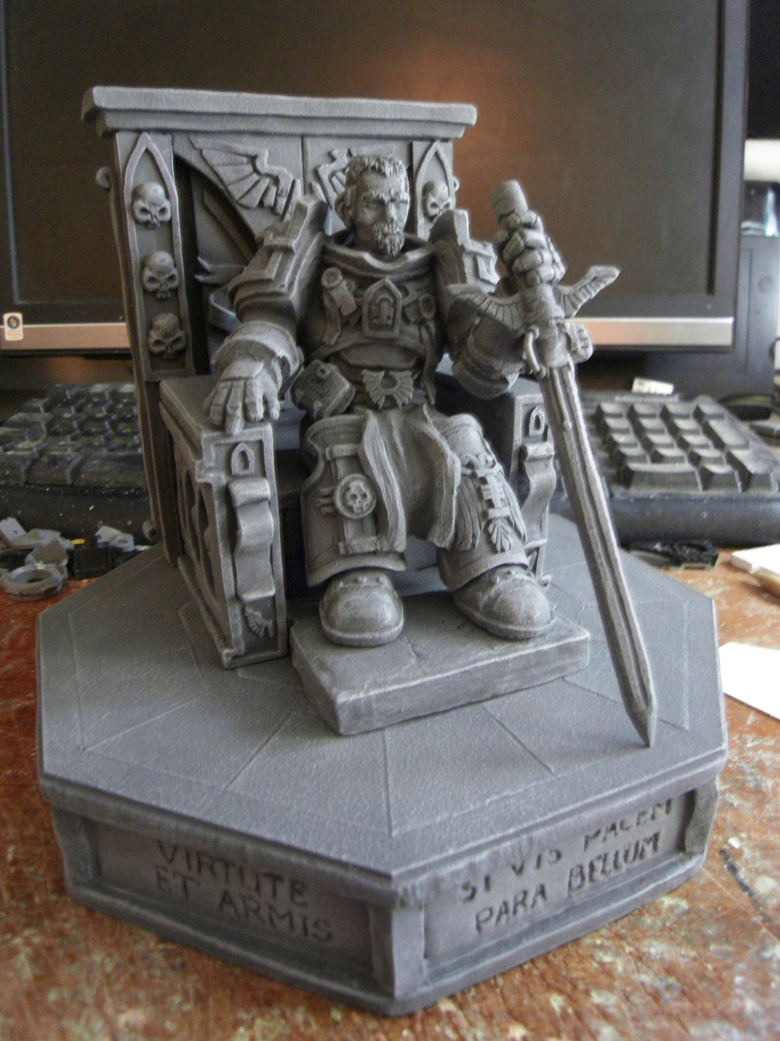 40k Inquisitor, 41st Millenium, Chaos, Chaos Lord, Chaos Space Marines, Imperial, Imperium, Imperium Of Man, Inquisition, Inquisitor, Inquisitor Lord, Lord Inquisitor, Monument, Power Sword, Scatch Build, Scratch Build, Sculpting, Sculpture, Space Marines, Statue, Statues, Stone, Terrain, Throne, Warhammer 40,000, Warhammer Fantasy