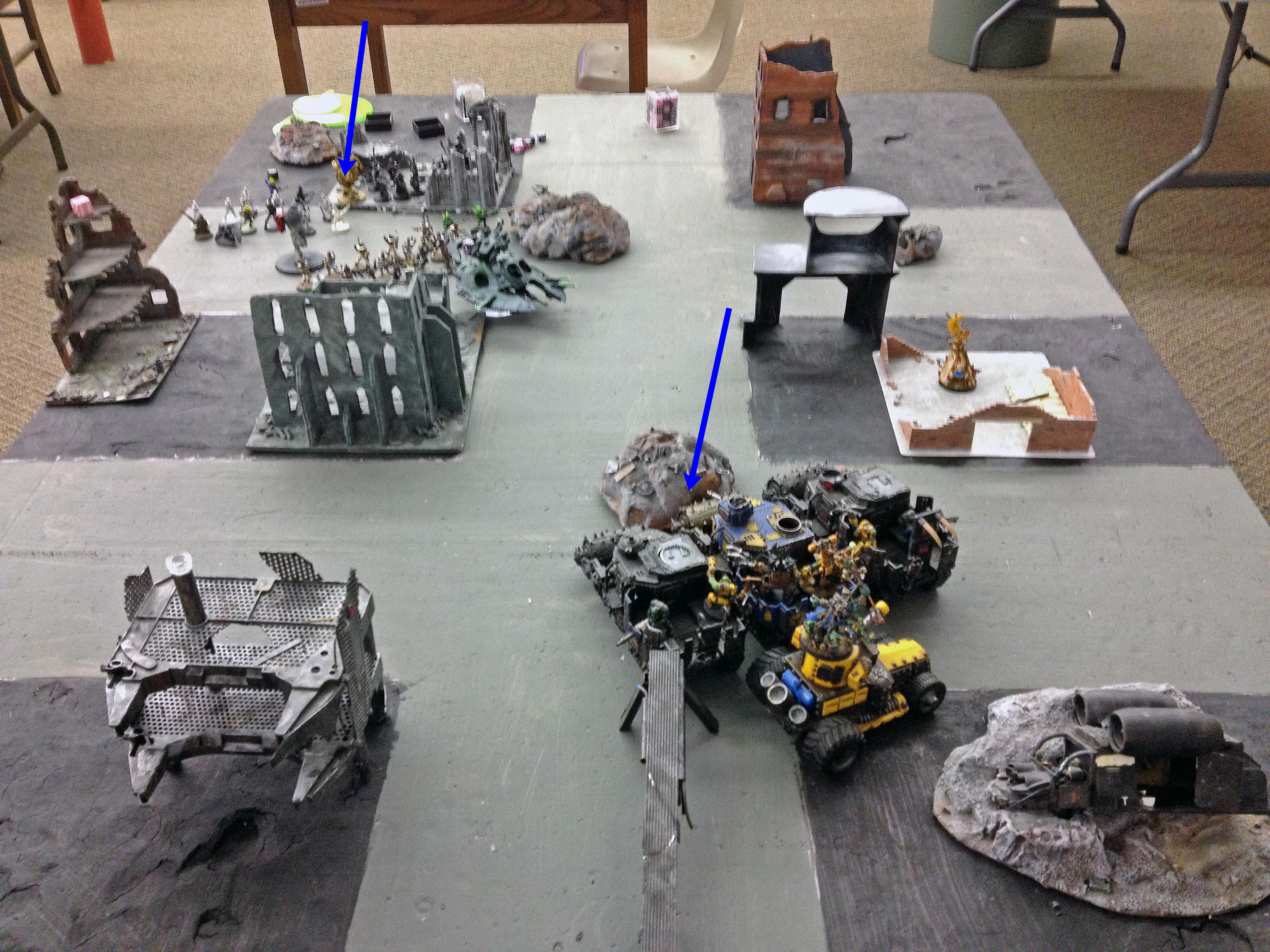 Battle Report, Eldar, Orks, Warhammer 40,000