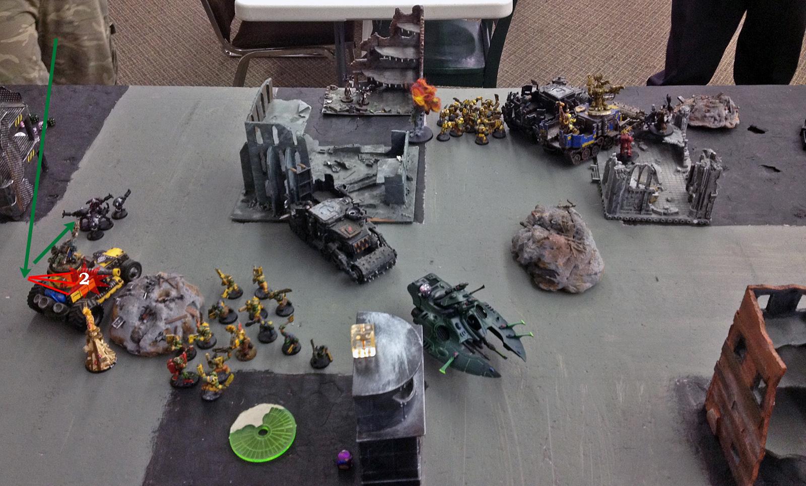 Battle Report, Eldar, Orks, Warhammer 40,000