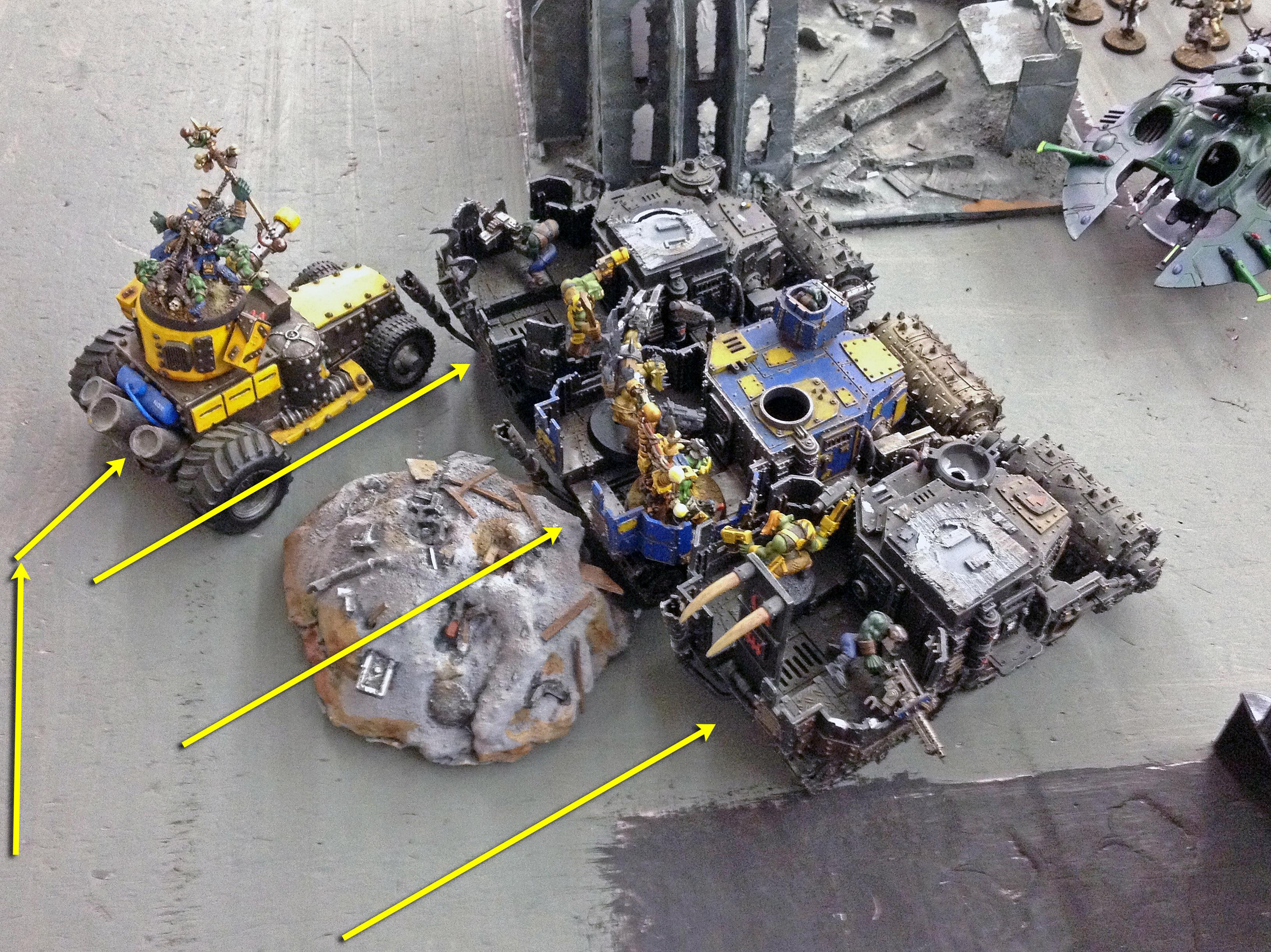 Battle Report, Eldar, Orks, Warhammer 40,000