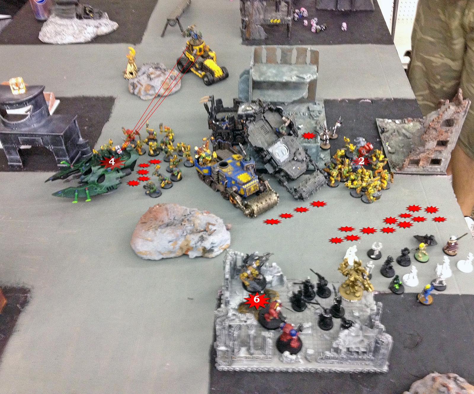 Battle Report, Eldar, Orks, Warhammer 40,000
