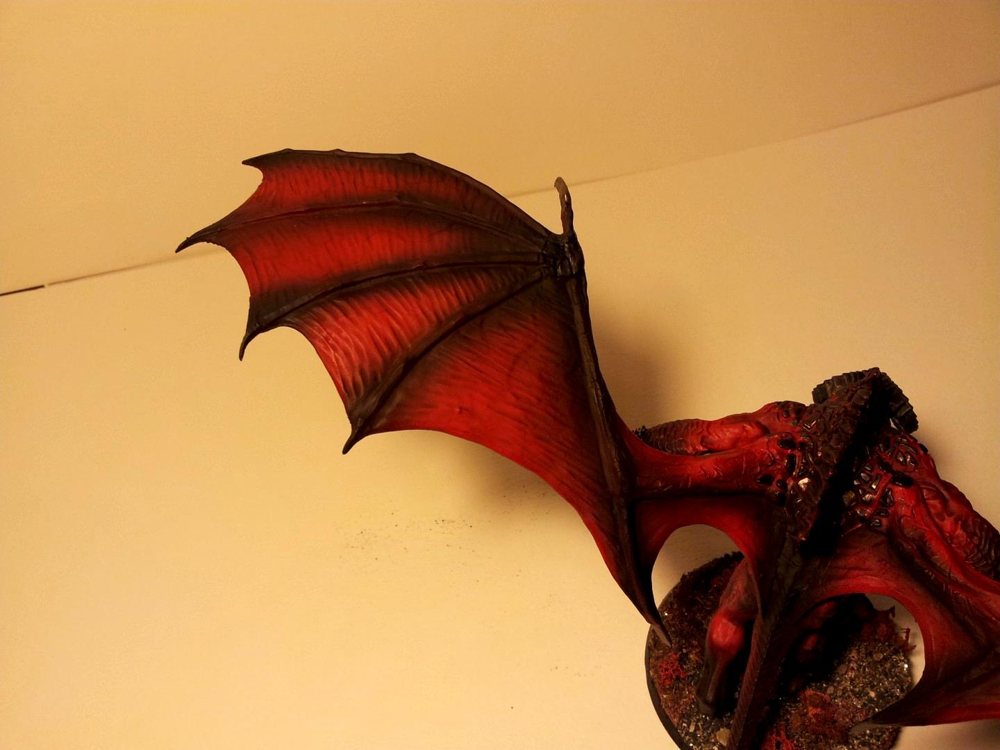 Balrog, Bloodthirster, Chaos, Chaos Daemons, Conversion, Daemons, Fire, Greater Daemon, Khorne, Object Source Lighting, Red