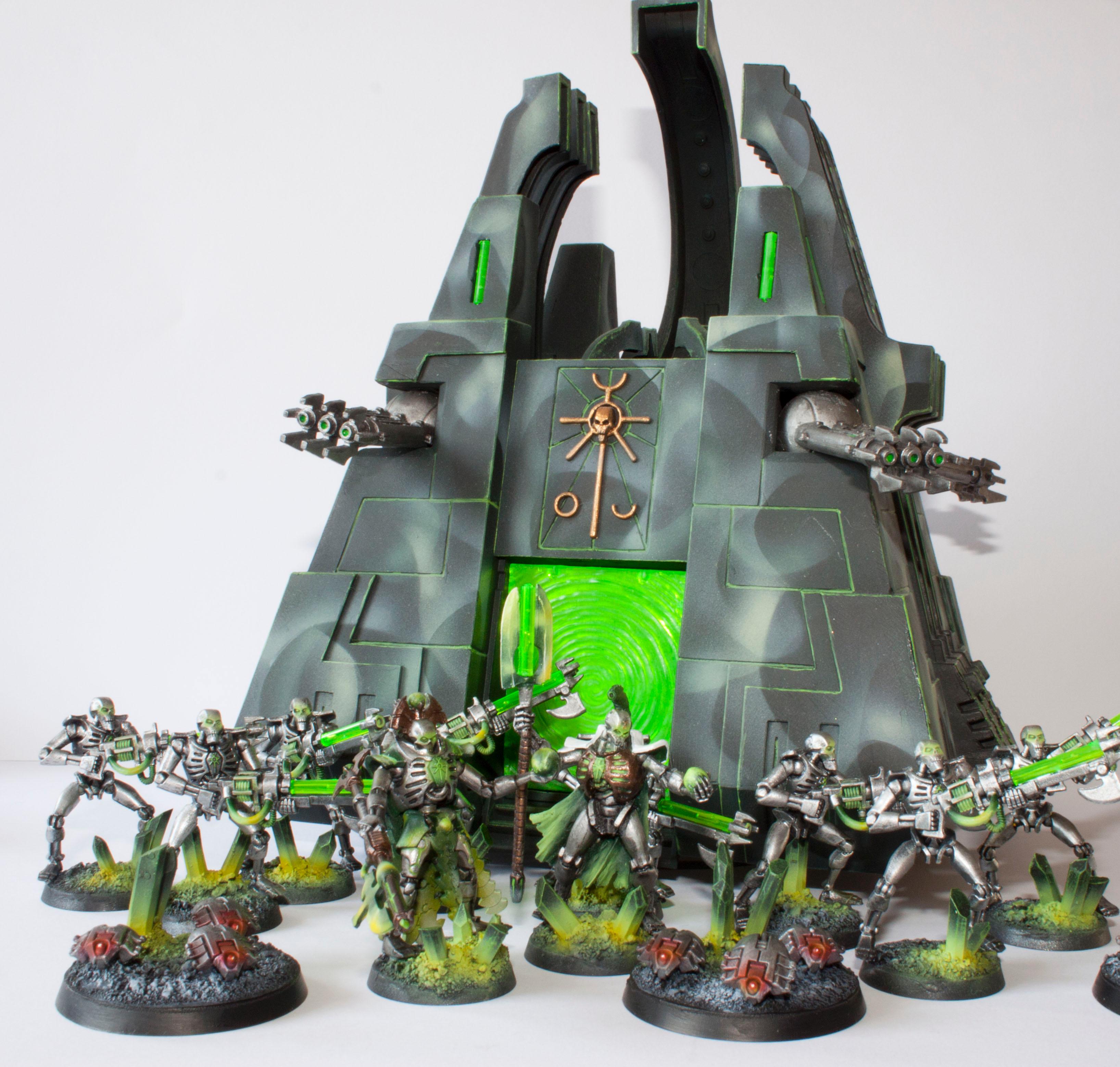 Crystal Base, Glowing, Necrons, Poland, Silver, Warhammer 40,000