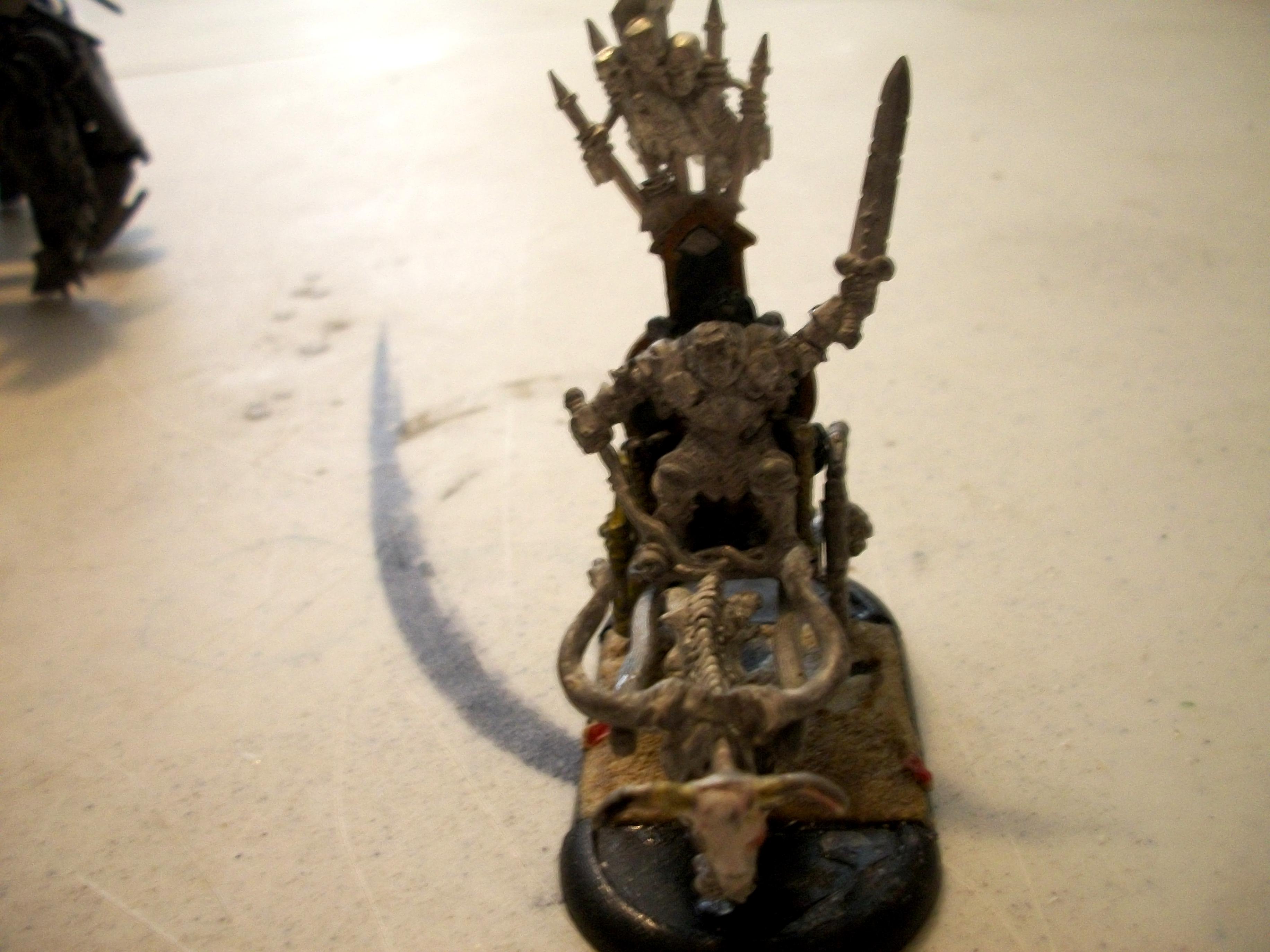 Daemons, Chariot/Palanaquin Of Nurgle with Nurgle Herald WIP