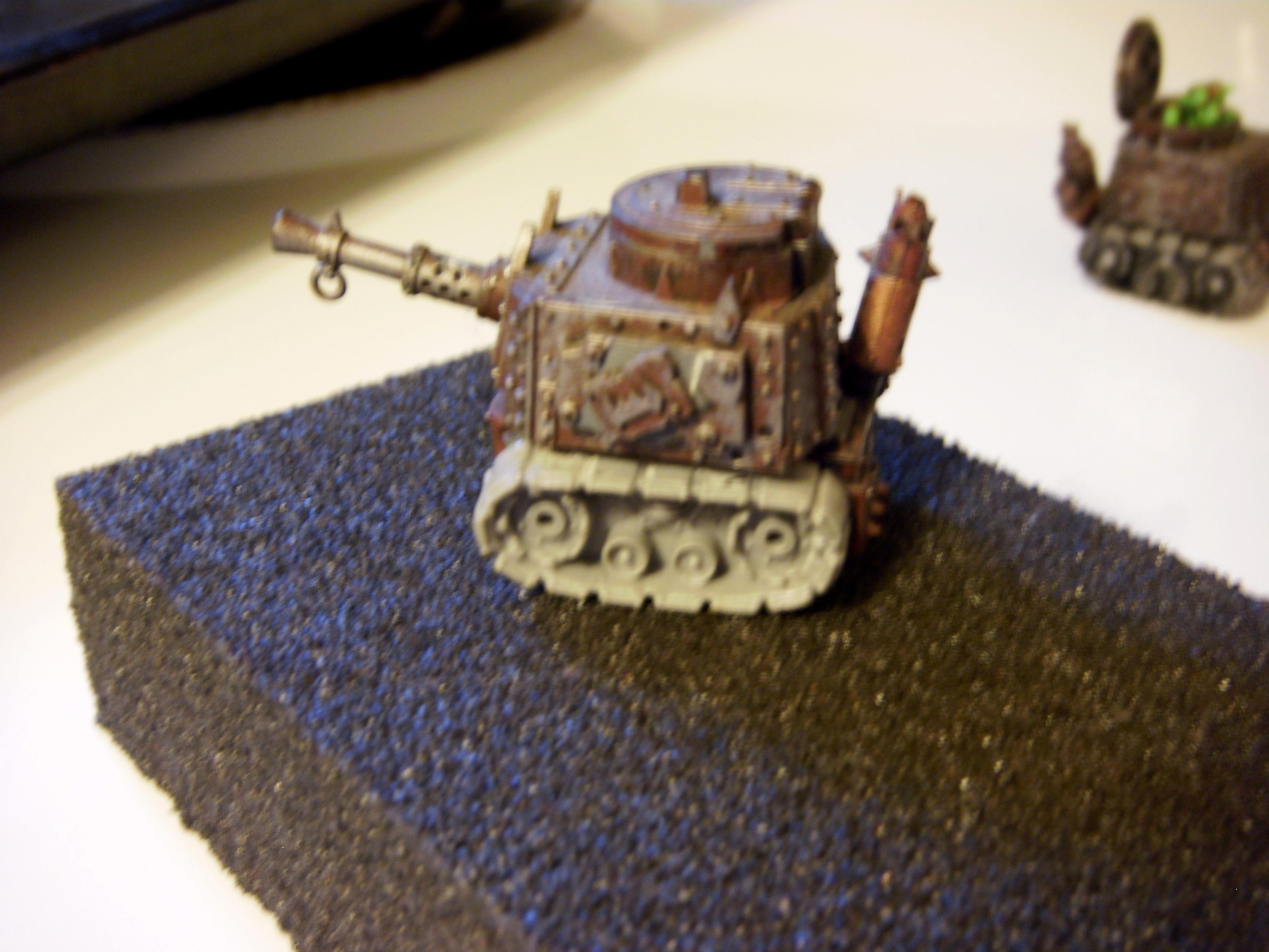 Grot Tank, particular treads