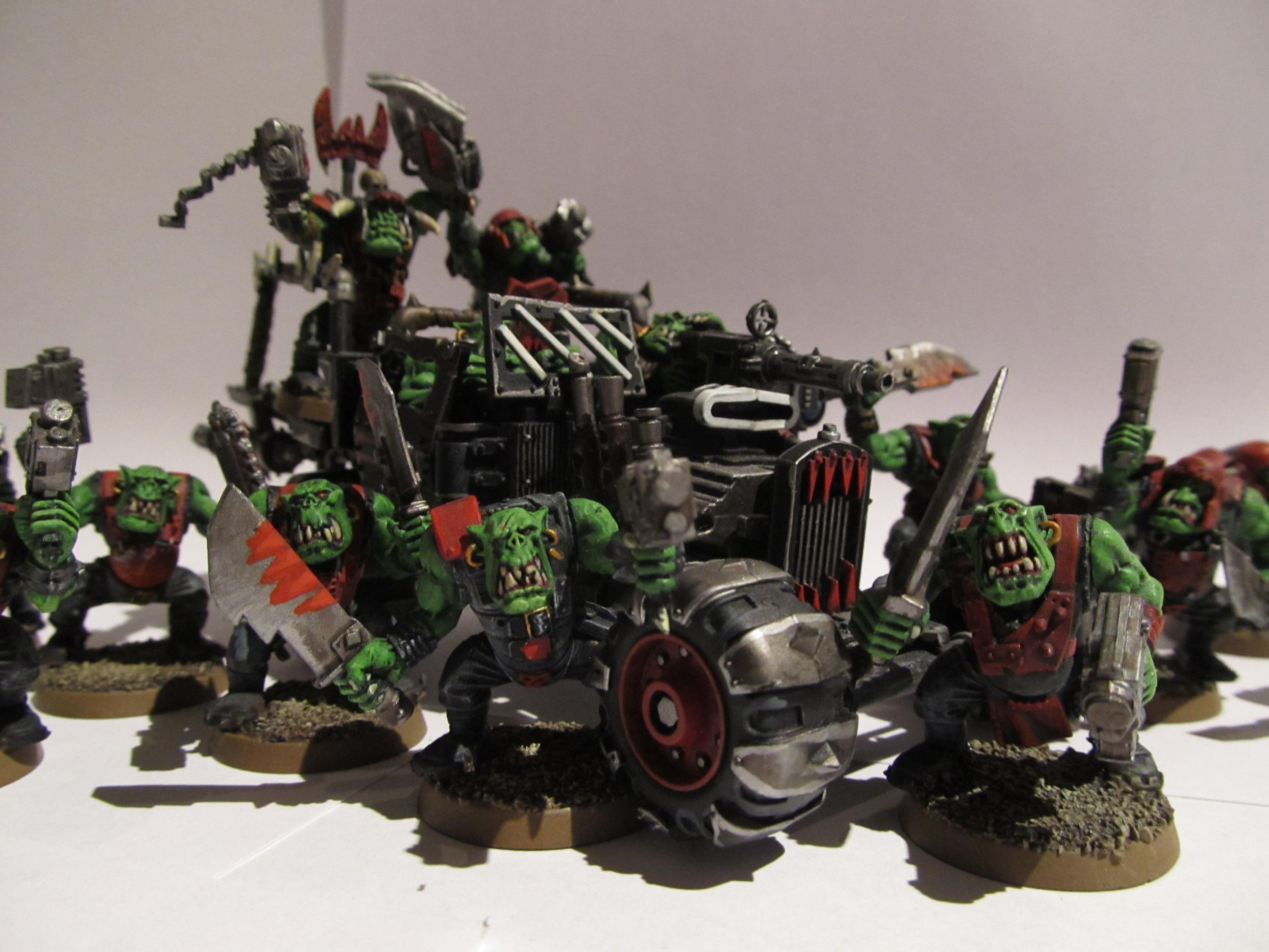 Boys, Orks, Trukk, Boyz and Trukk