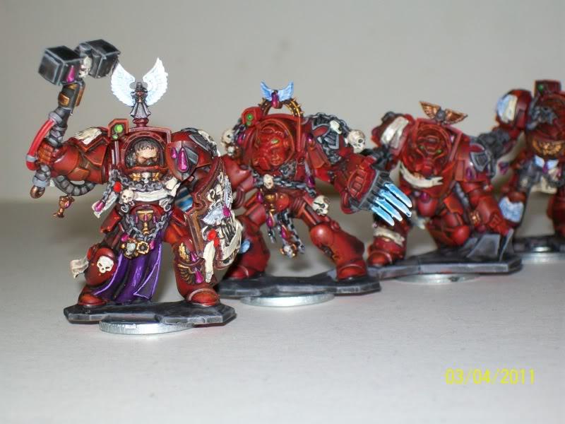 Blood Angels, Painted, Space Hulk, Space Marines, Terminator Armor