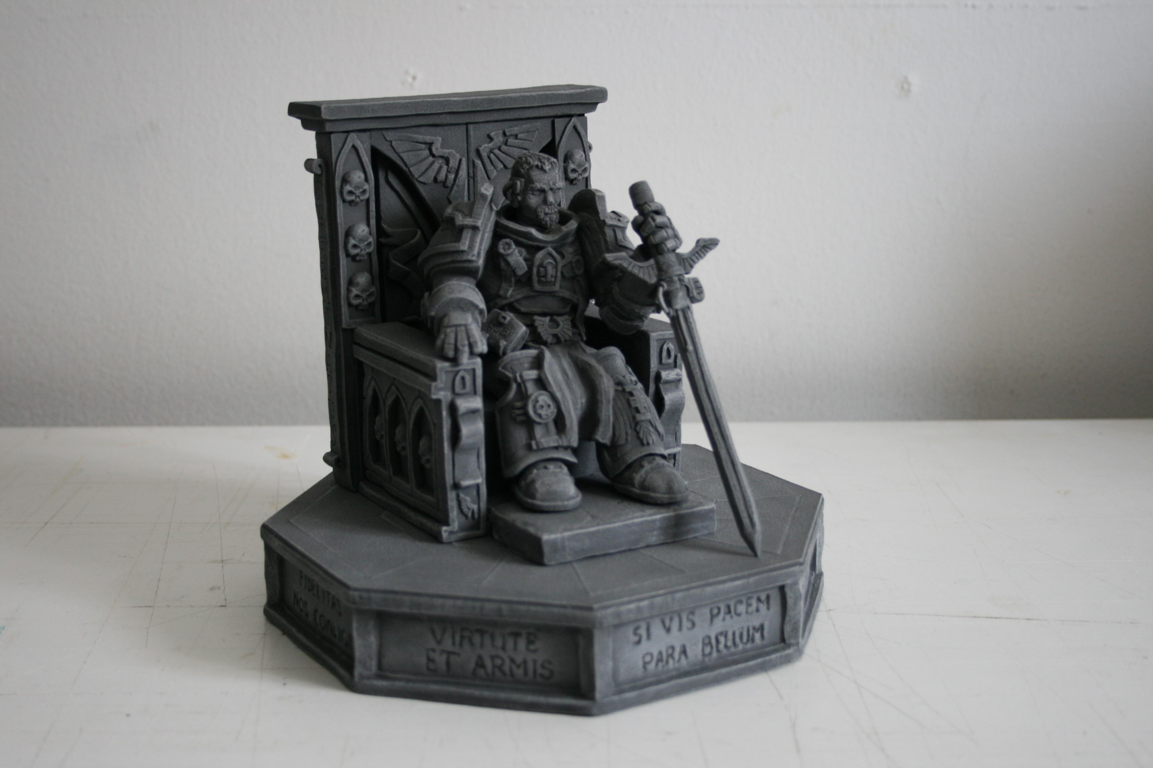 40k Inquisitor, Chaos, Chaos Lord, Chaos Space Marines, Imperial, Imperium, Inquisition, Inquisitor, Inquisitor Lord, Lord Inquisitor, Monument, Scatch Build, Scratch Build, Sculpting, Sculpture, Space Marines, Statue, Statues, Terrain, Throne, Warhammer 40,000, Warhammer Fantasy