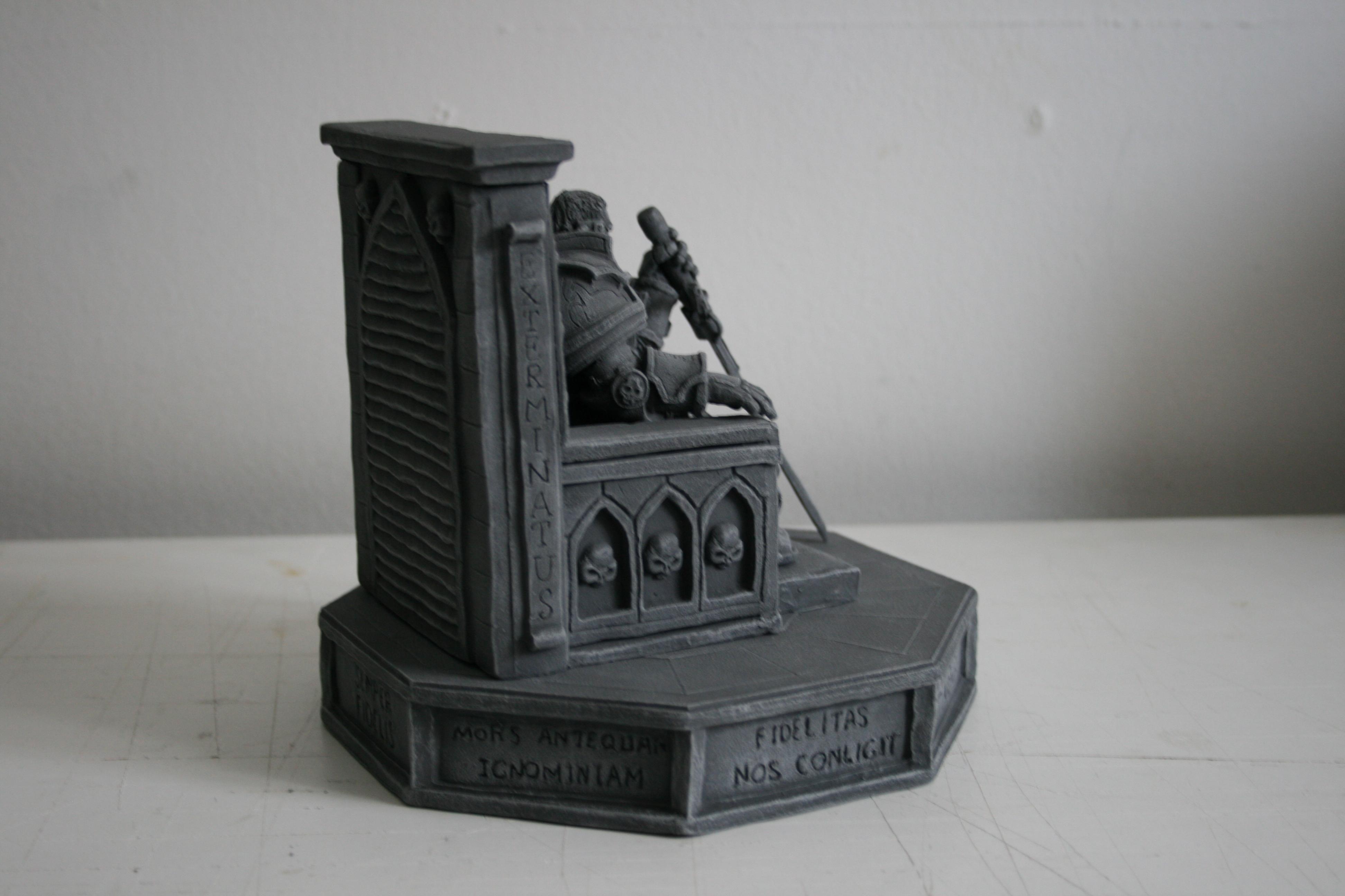 40k Inquisitor, Chaos, Chaos Lord, Chaos Space Marines, Imperial, Imperium, Inquisition, Inquisitor, Inquisitor Lord, Lord Inquisitor, Monument, Scatch Build, Scratch Build, Sculpting, Sculpture, Space Marines, Statue, Statues, Terrain, Warhammer 40,000, Warhammer Fantasy