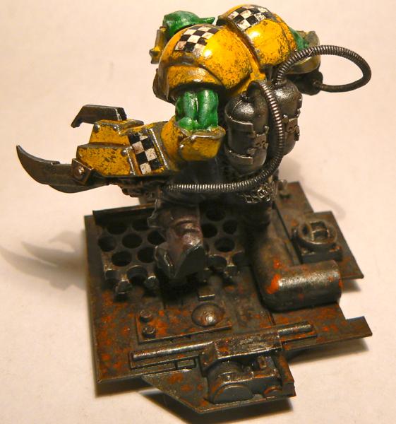 Battle Damage, Cheque Pattern, Orks, Scenic, Weathered