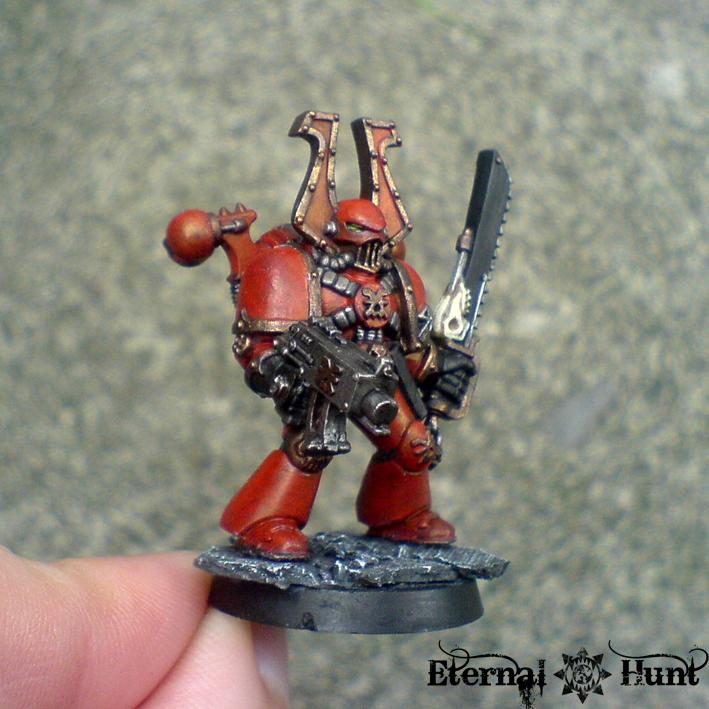 Chaos, Chaos Space Marines, Khorne, Khorne Berzerker, Out Of Production, Vintage, Warhammer 40,000, World Eaters
