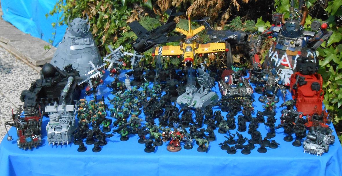 The army as a whole.  4K worth of Orkz