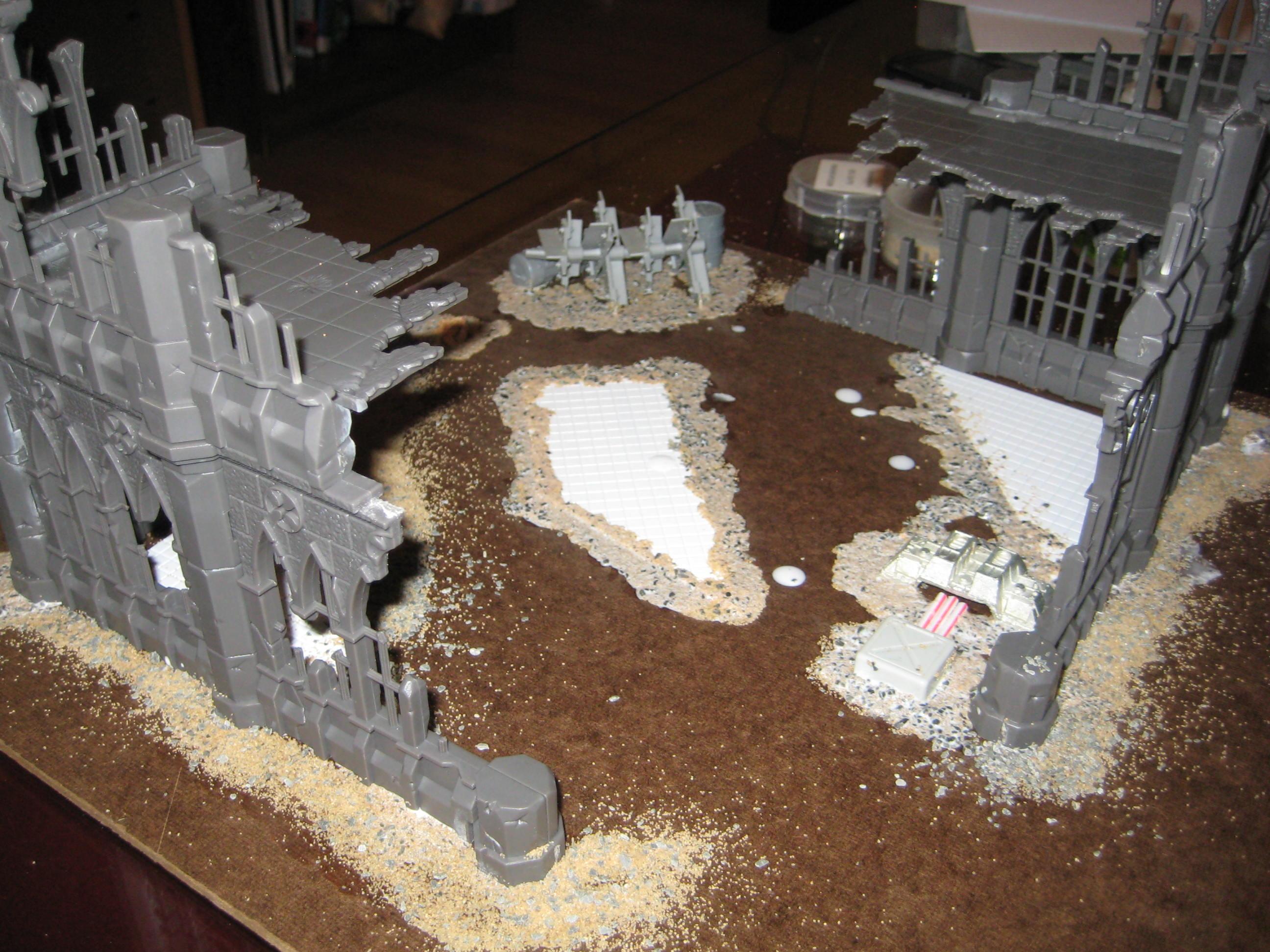 Inquisitor, Ruins, Terrain, Warhammer 40,000, Work In Progress