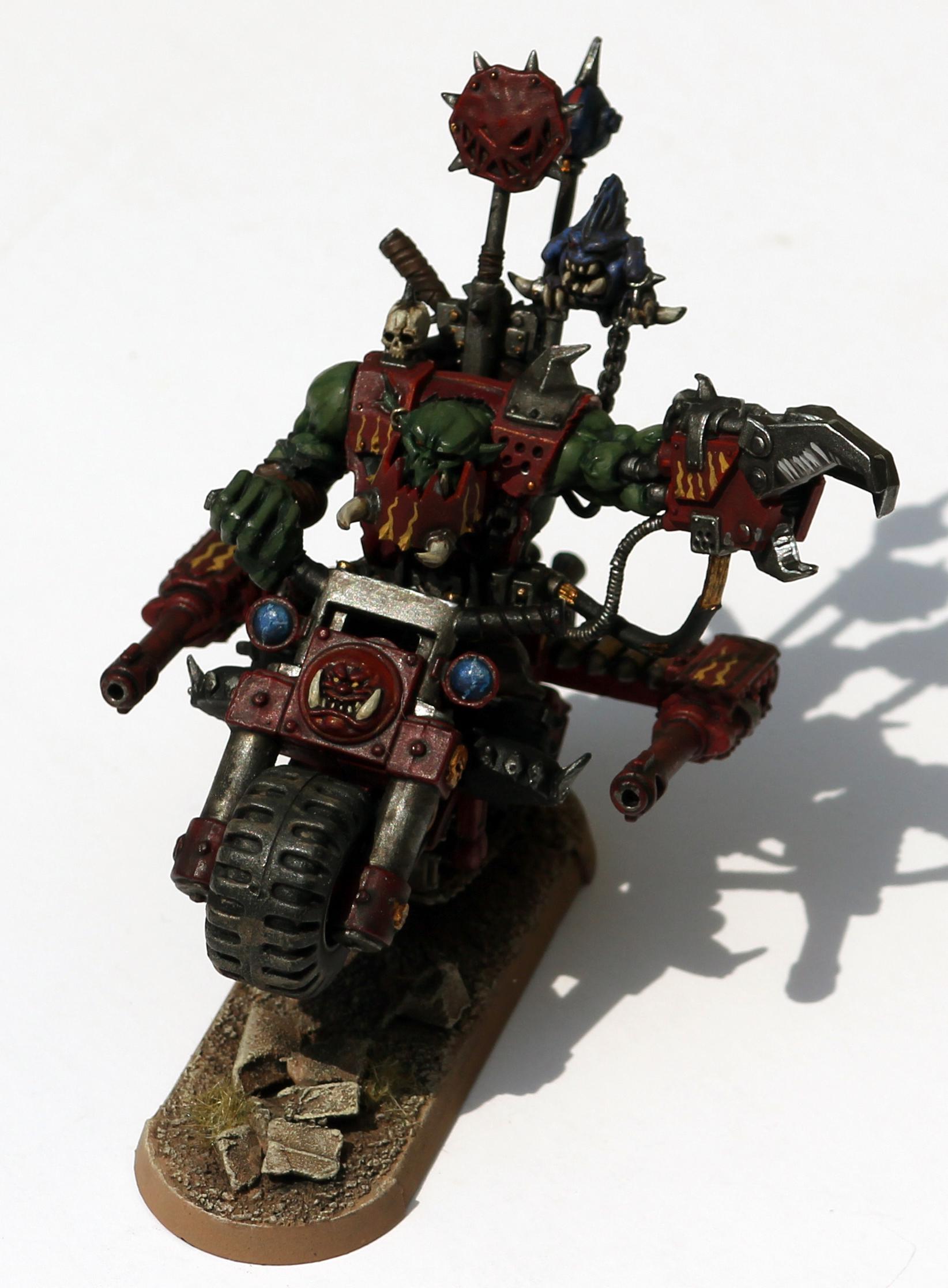 Orks, Ork Warboss on Warbrike