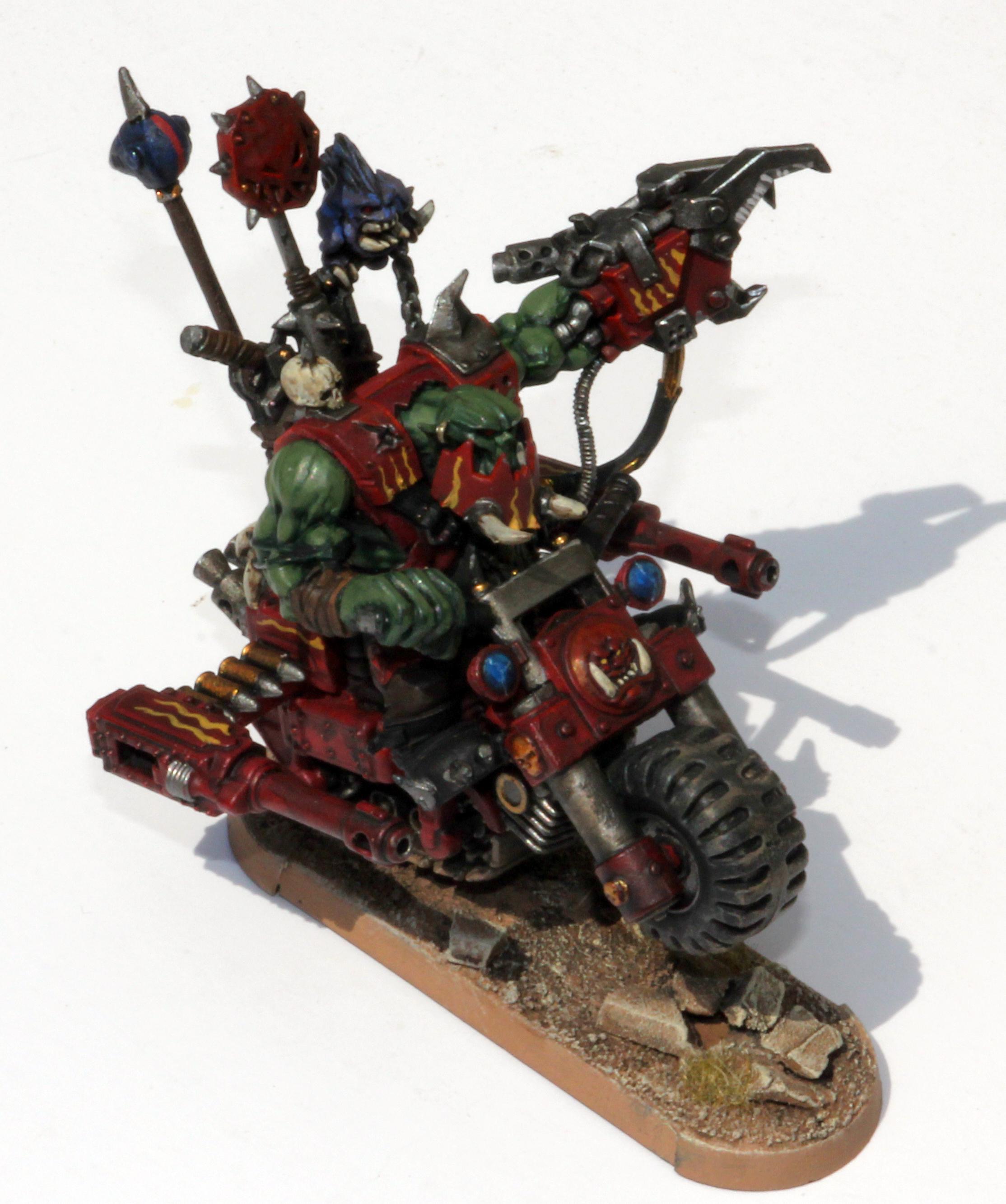 Orks, Ork Warboss on Warbike
