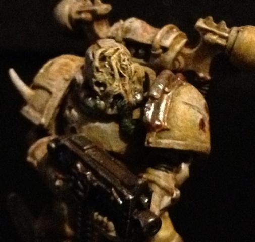 Chaos, Conversion, Greenstuff, Plague Marines