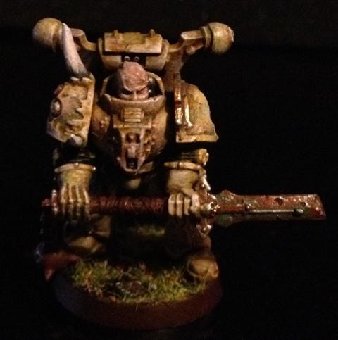 Champion, Chaos, Conversion, Greenstuff, Plague Marines