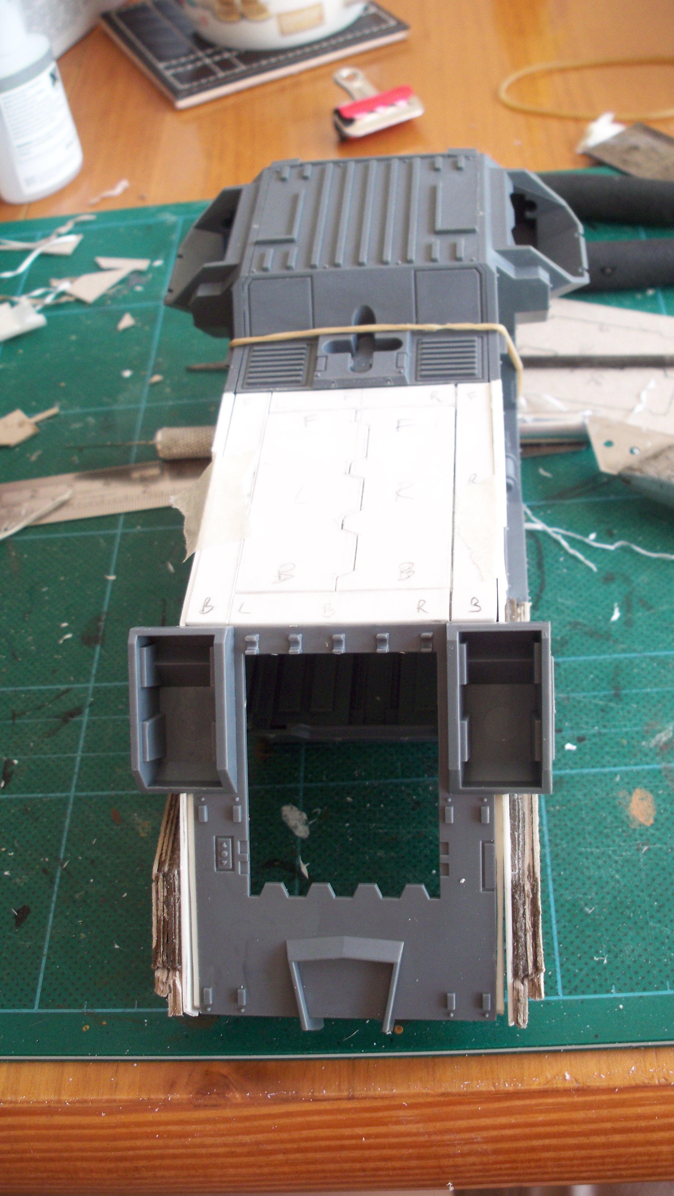 Conversion, Gunship, Plasticard, Stormraven, Work In Progress